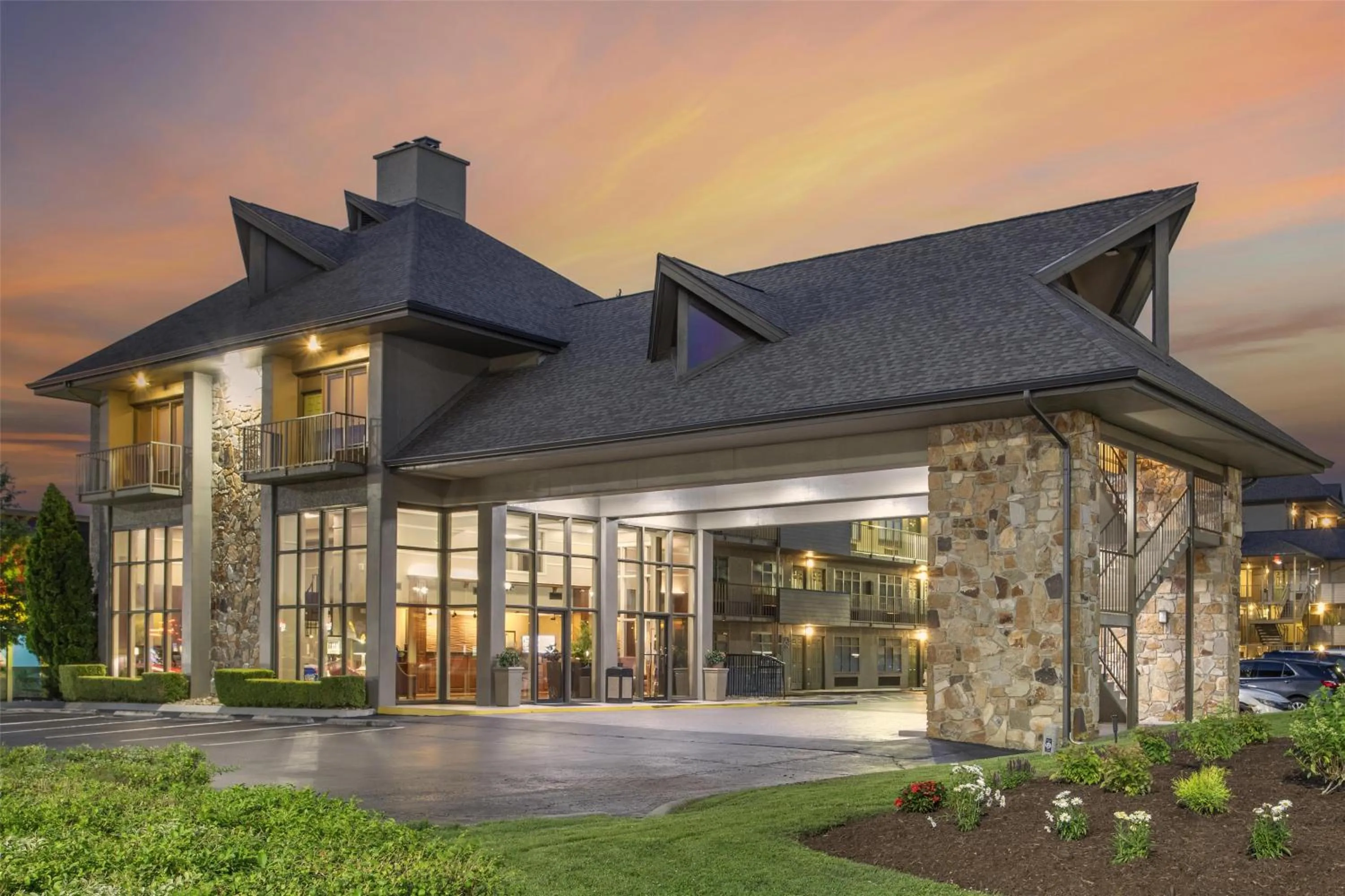 Property building in Best Western Plaza Inn