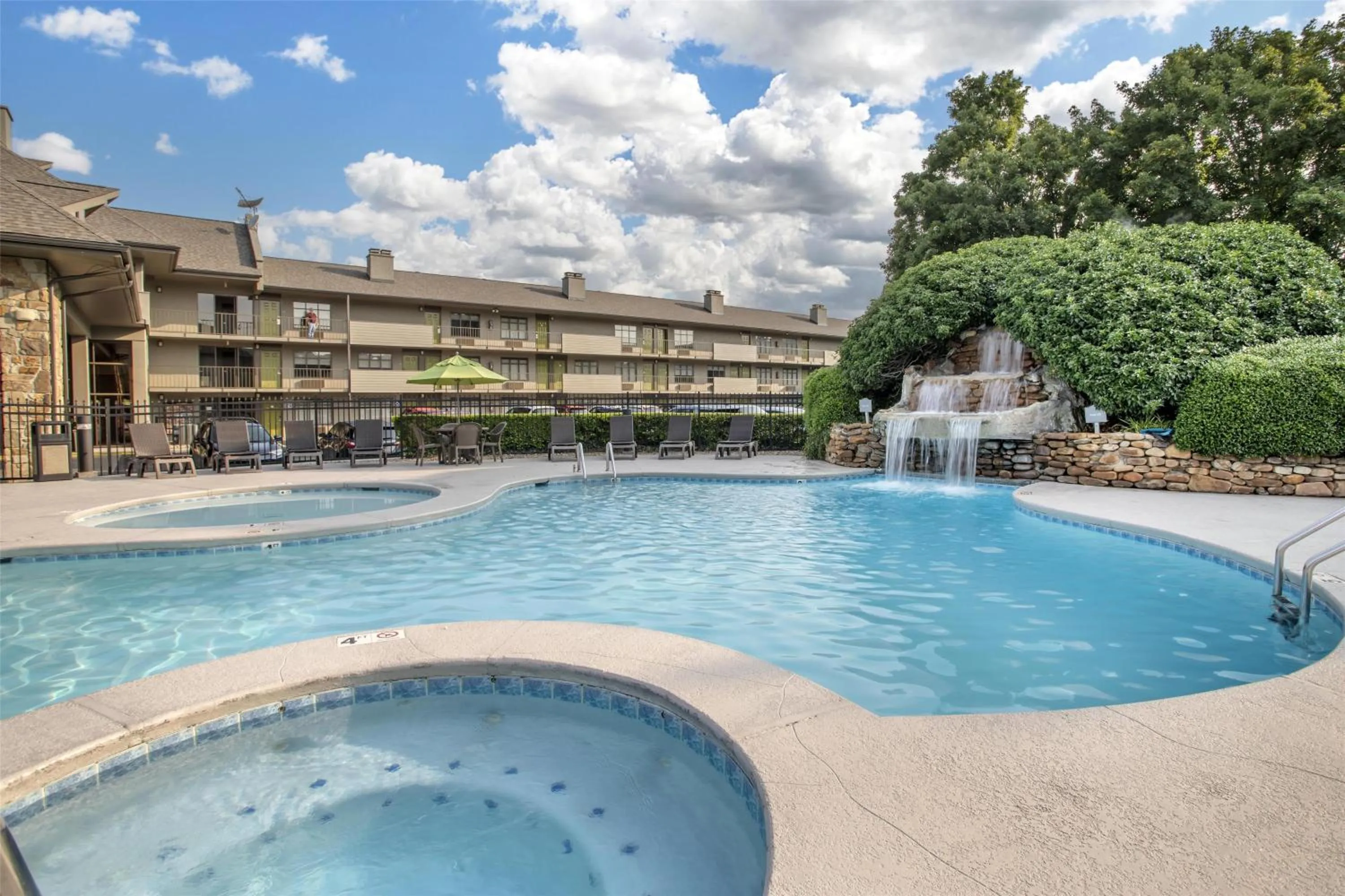 Pool view in Best Western Plaza Inn