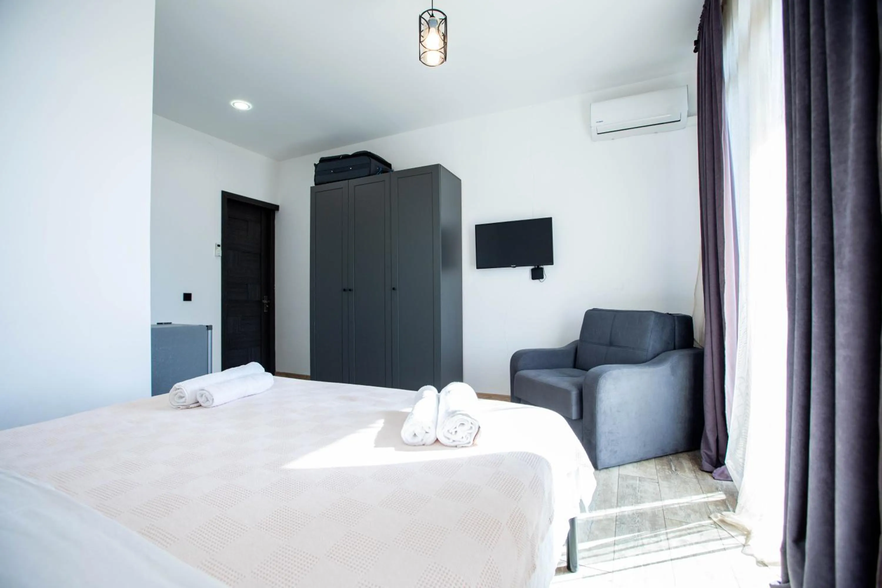 Bedroom, Bed in Level Up Hotel & Restaurant