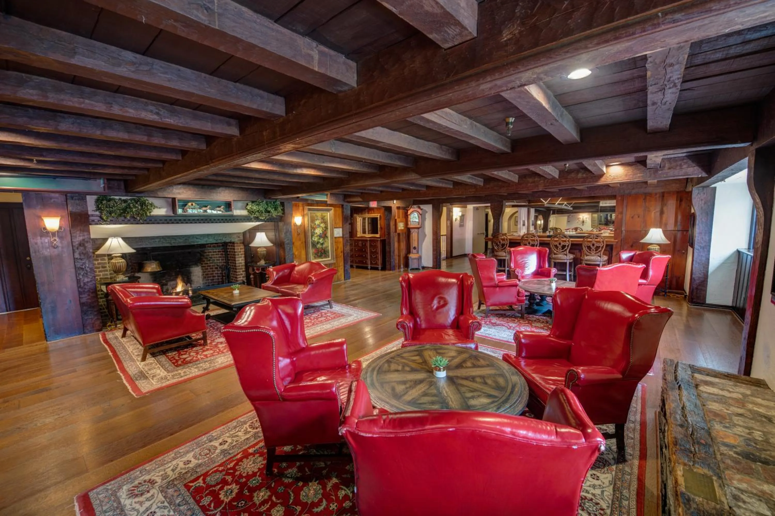 Seating area in Nassau Inn