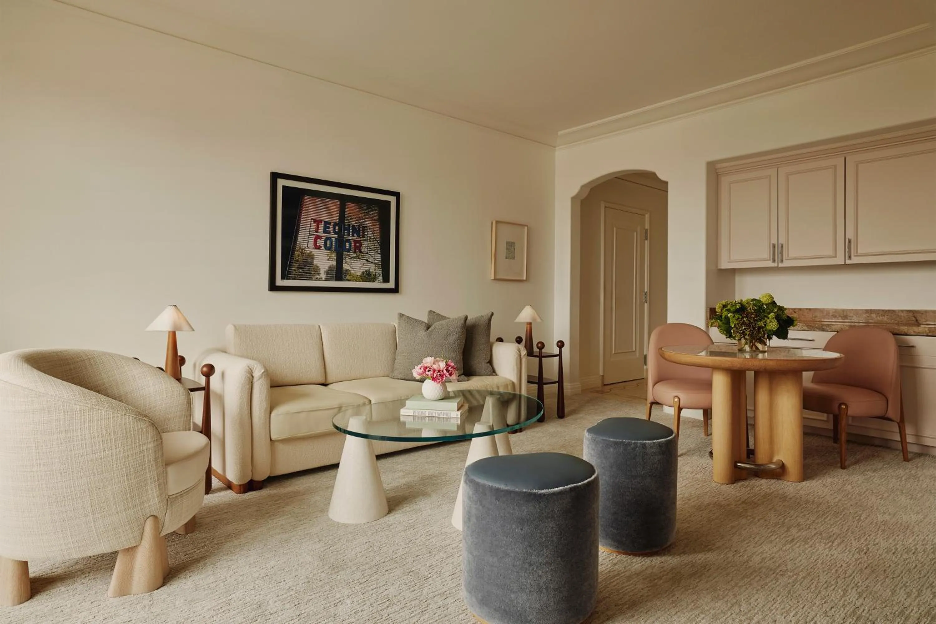 Living room in The Maybourne Beverly Hills, Maybourne