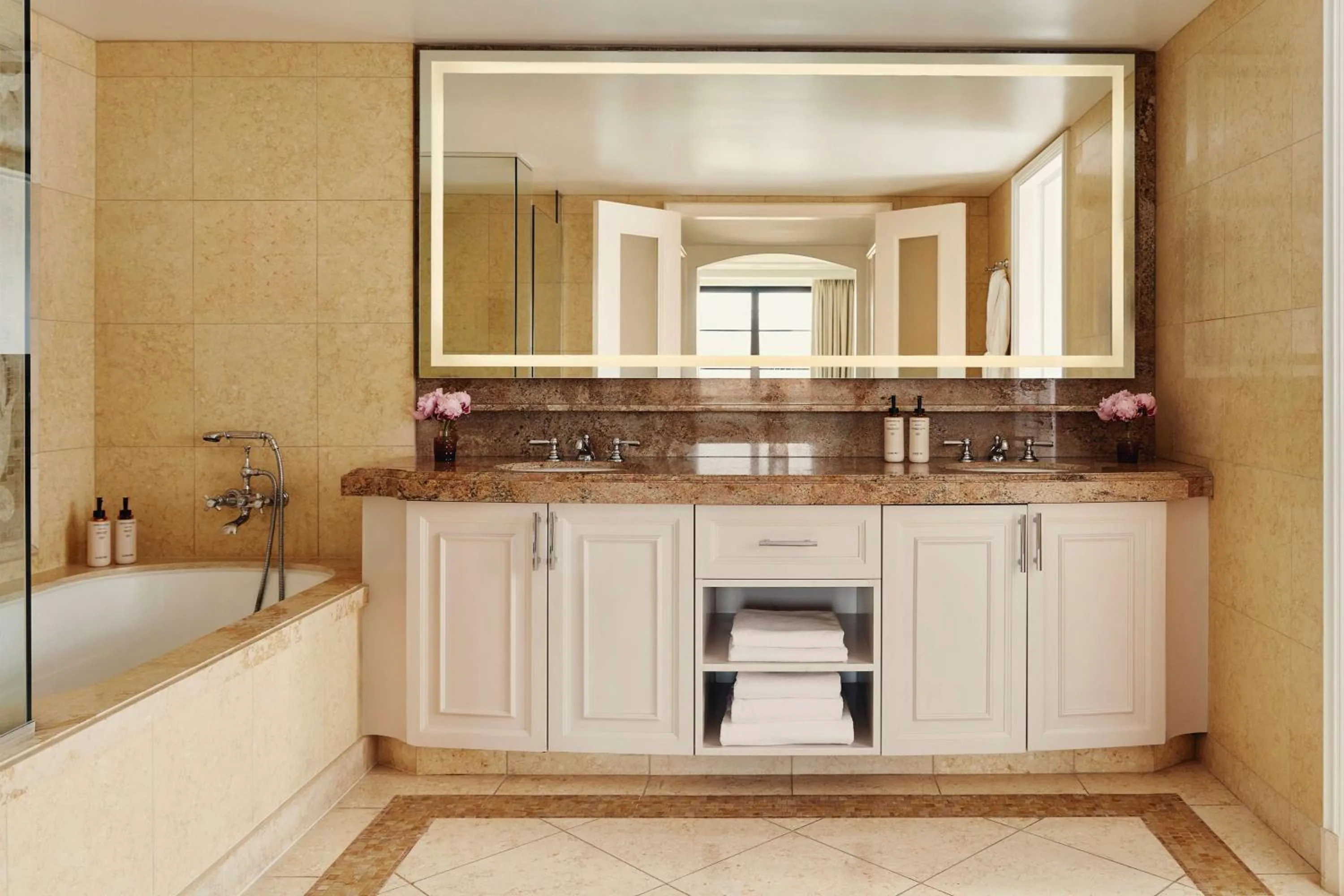 Bathroom in The Maybourne Beverly Hills, Maybourne