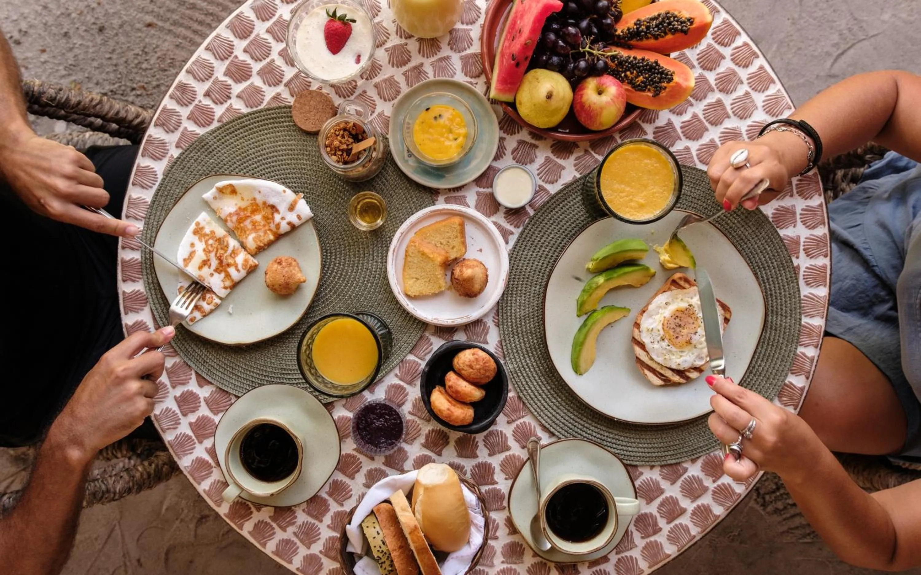 Breakfast in Casa das Conchas Caraiva
