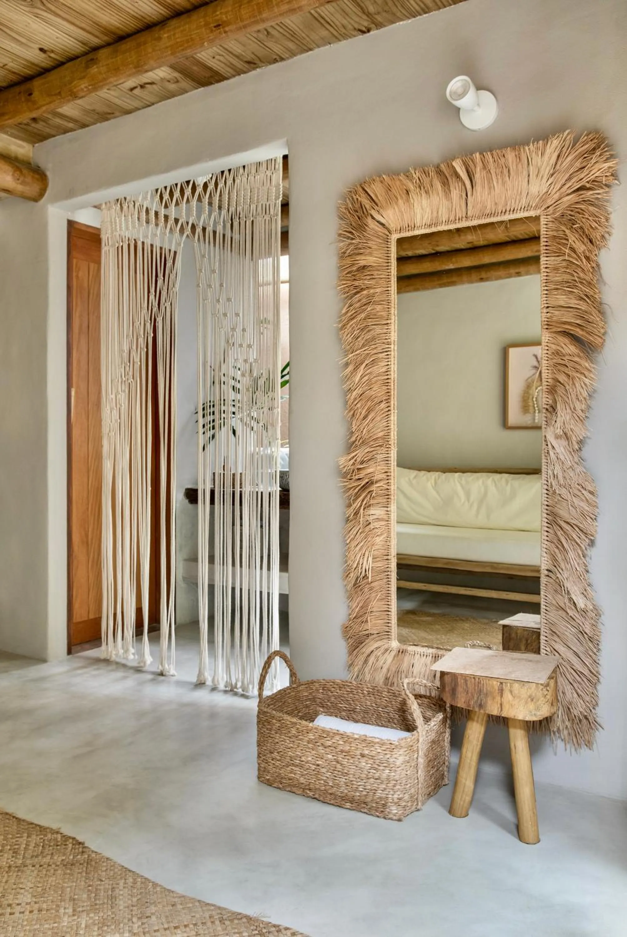 Living room in Casa das Conchas Caraiva