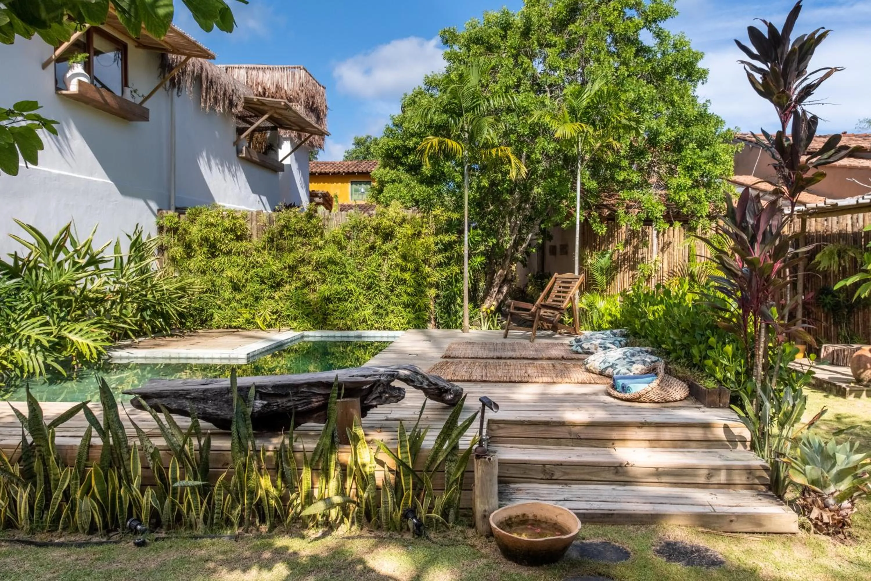 Swimming pool in Casa das Conchas Caraiva