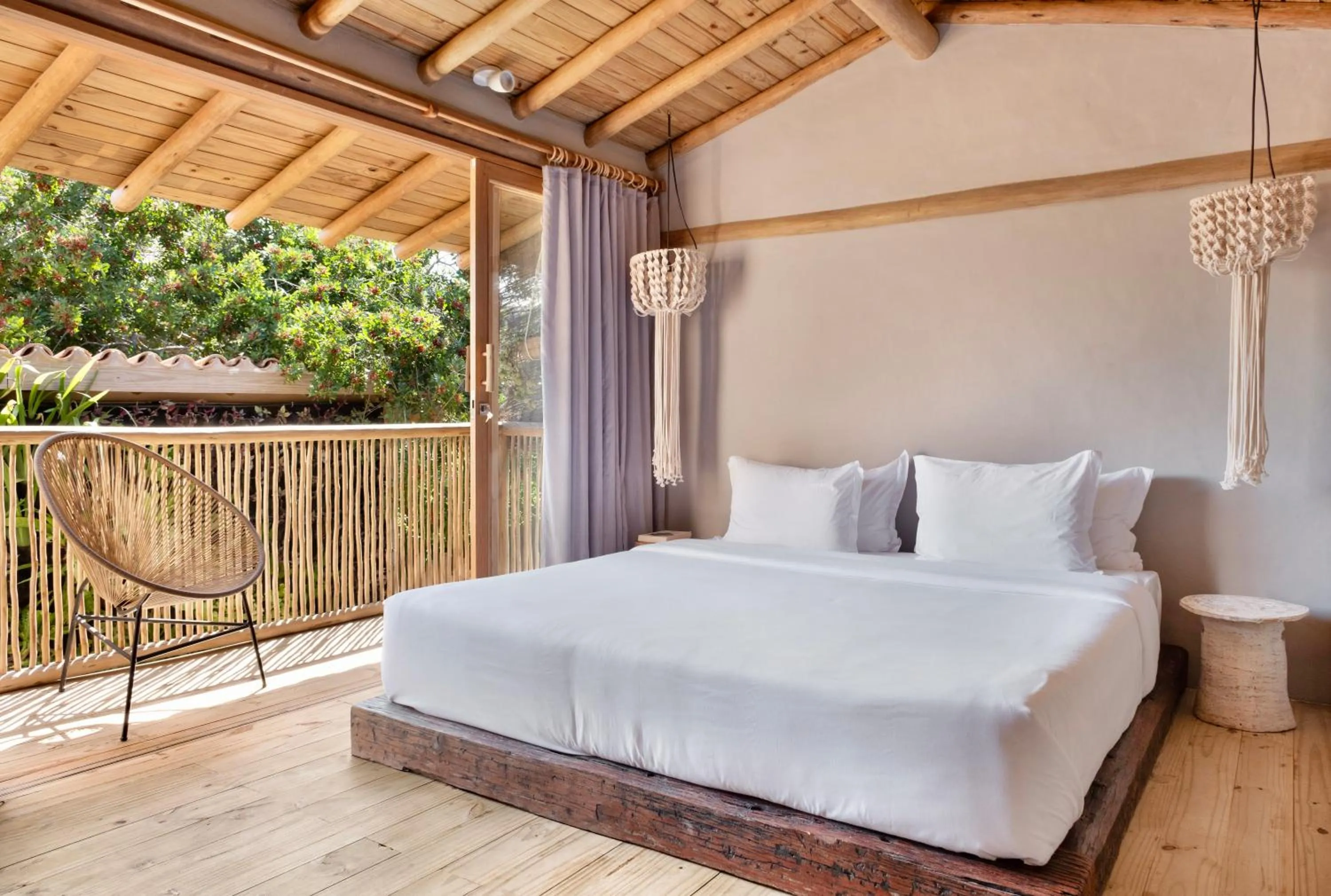 Bed in Casa das Conchas Caraiva