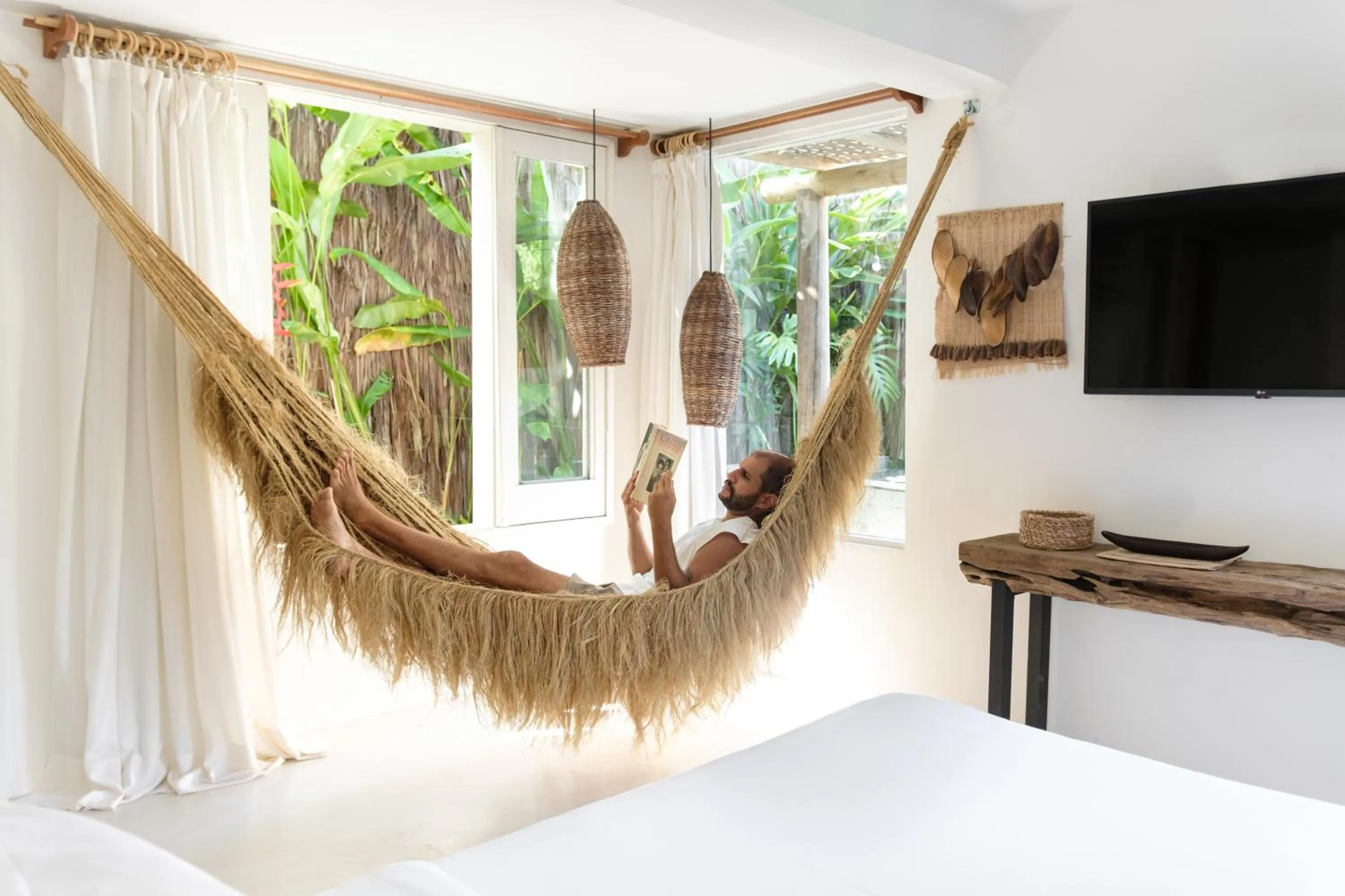 Bedroom, Bed in Casa das Conchas Caraiva