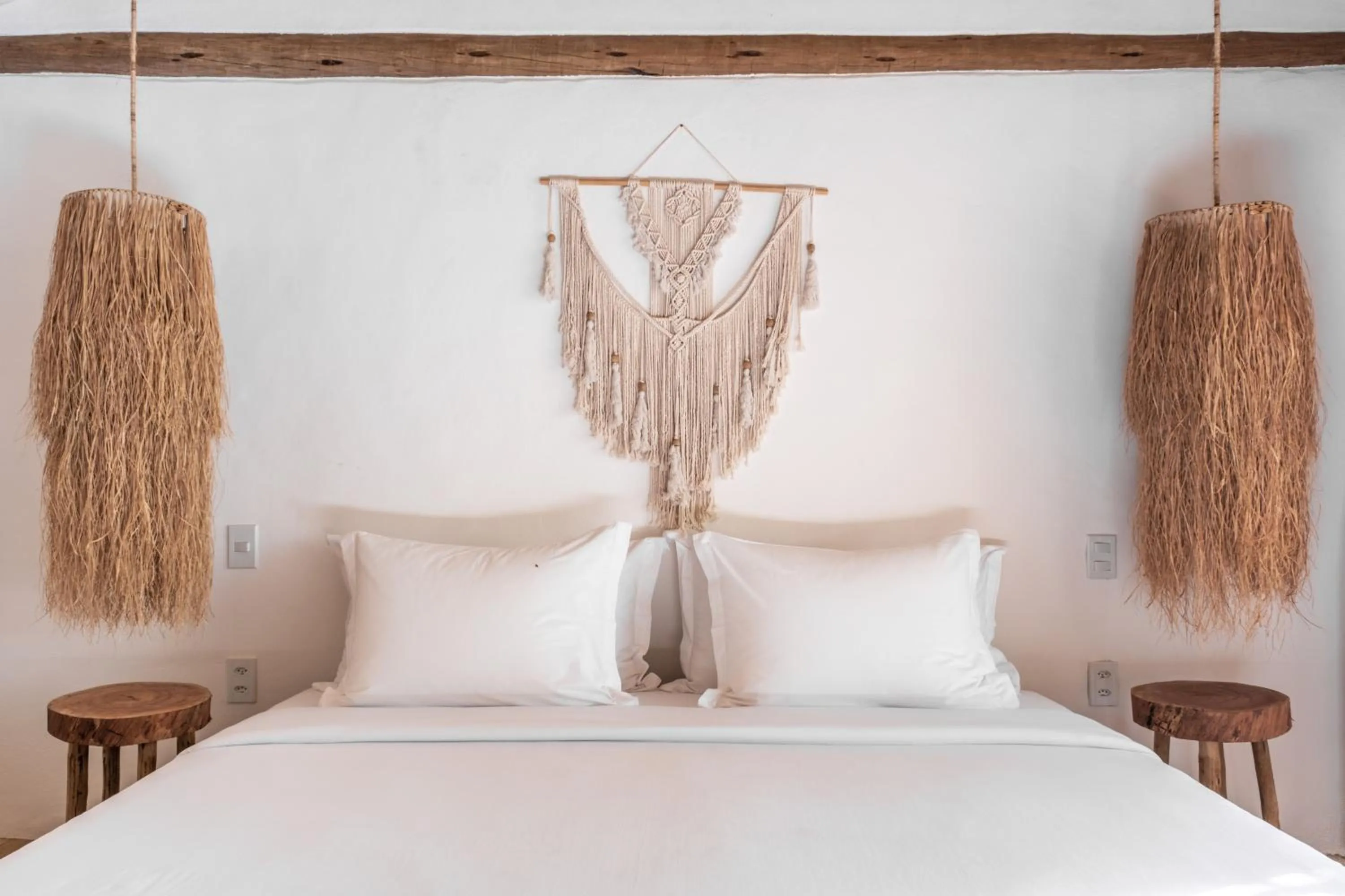 Bed in Casa das Conchas Caraiva