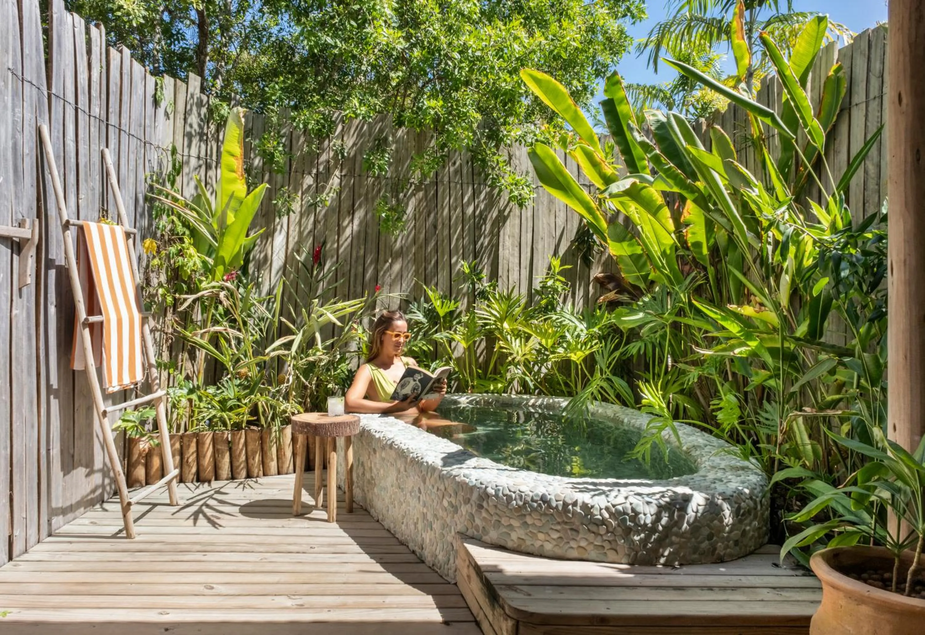 Garden in Casa das Conchas Caraiva