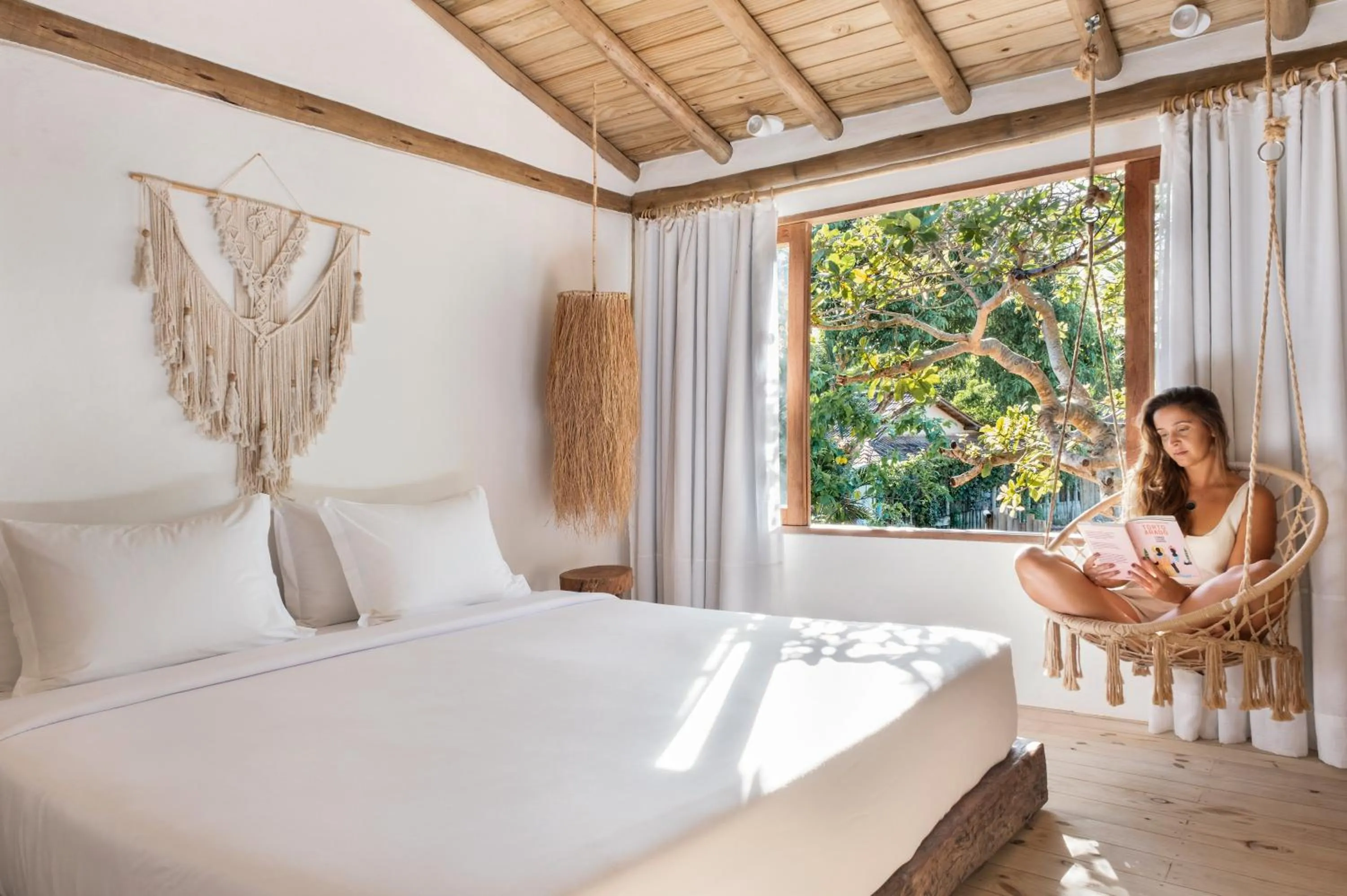 Bed in Casa das Conchas Caraiva