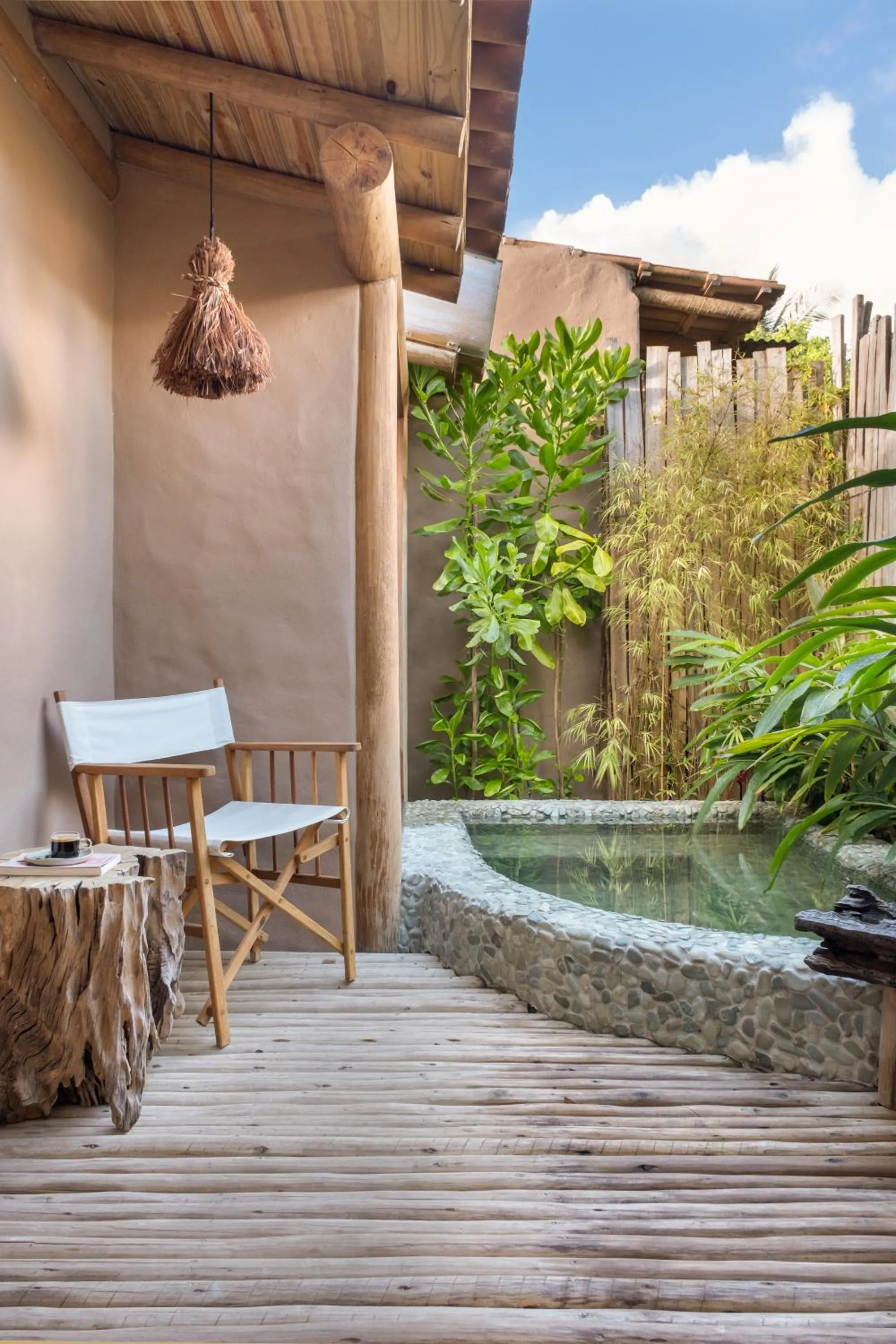 Swimming pool in Casa das Conchas Caraiva