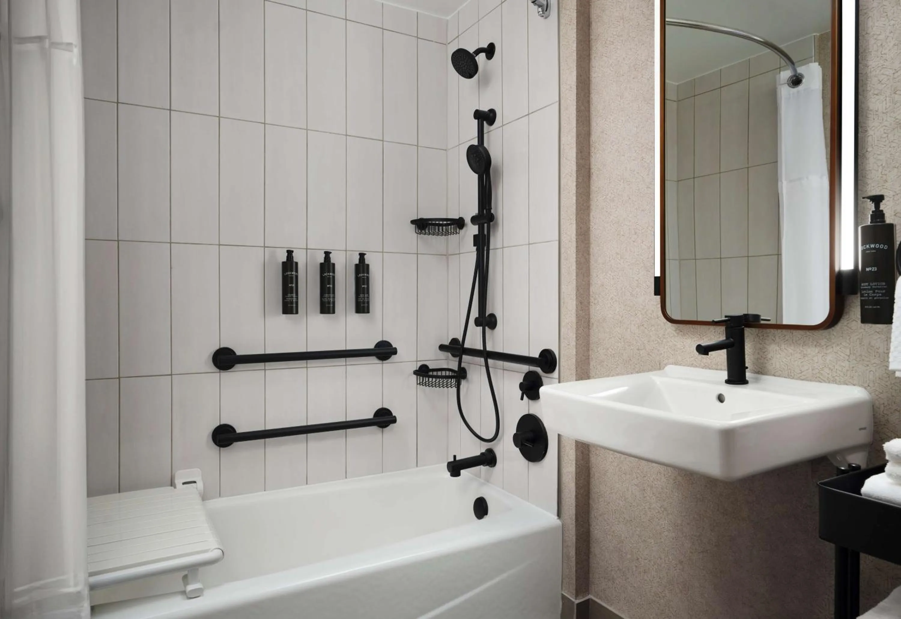 Bathroom in Hotel Flor Tampa Downtown, Tapestry Collection By Hilton