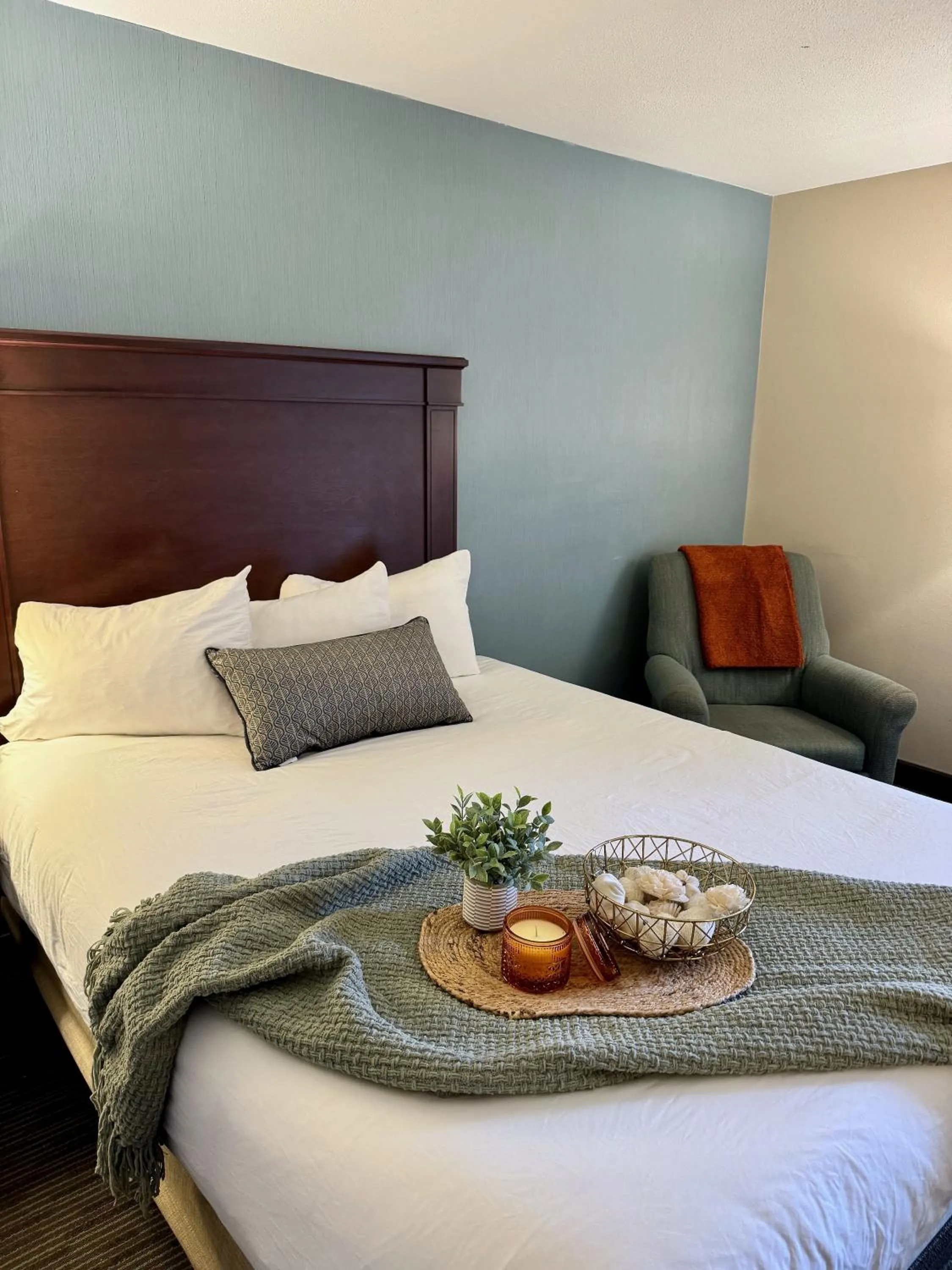 Bed in Troy Inn & Suites