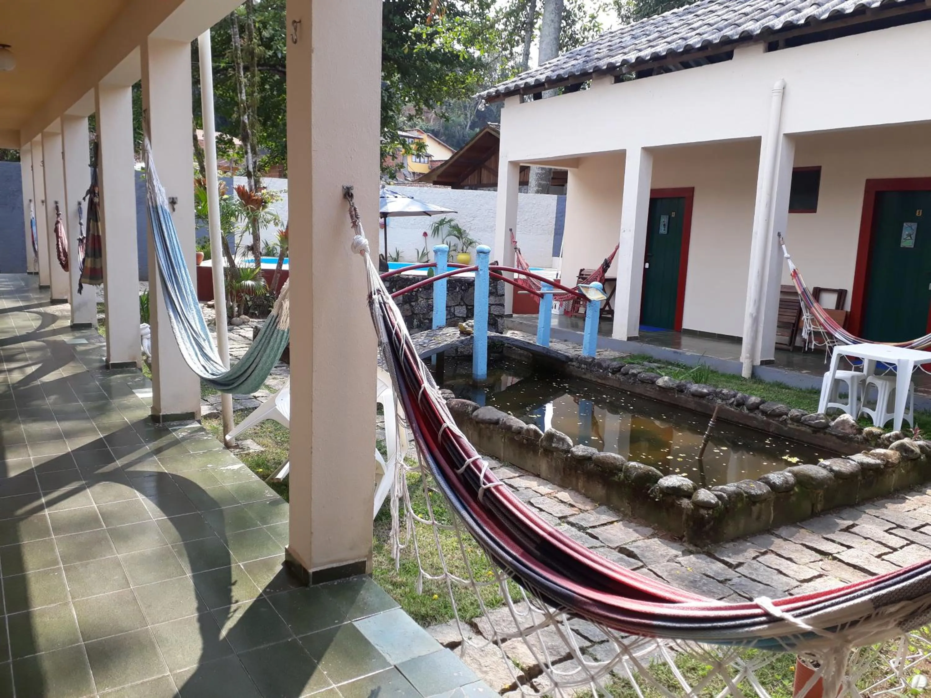 Garden view in Pousada Bela Paraty