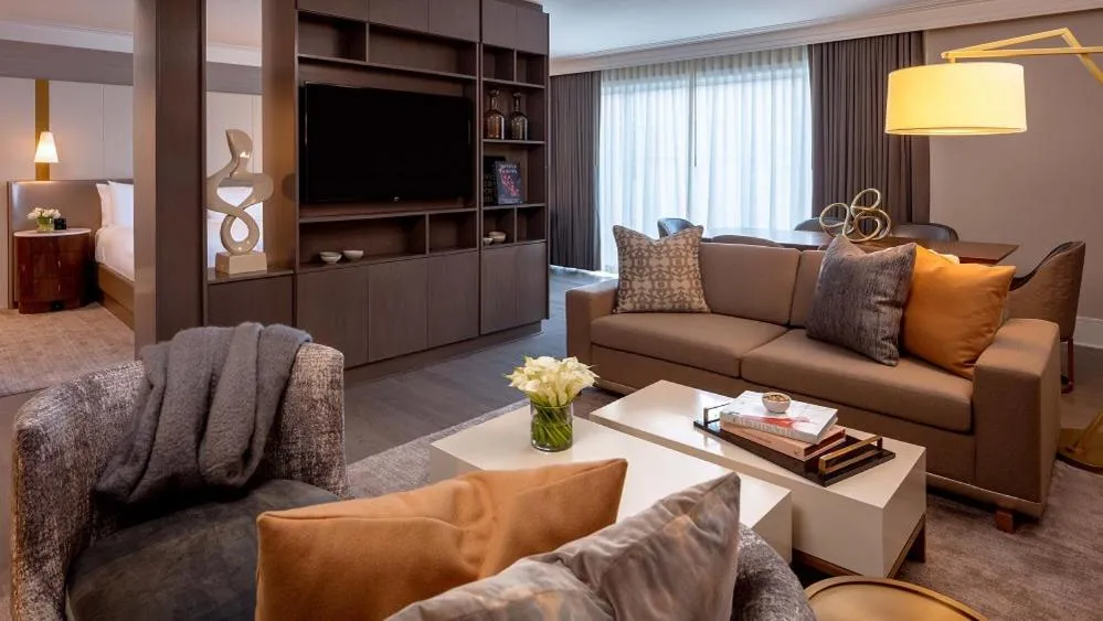 Seating area in Hotel Crescent Court