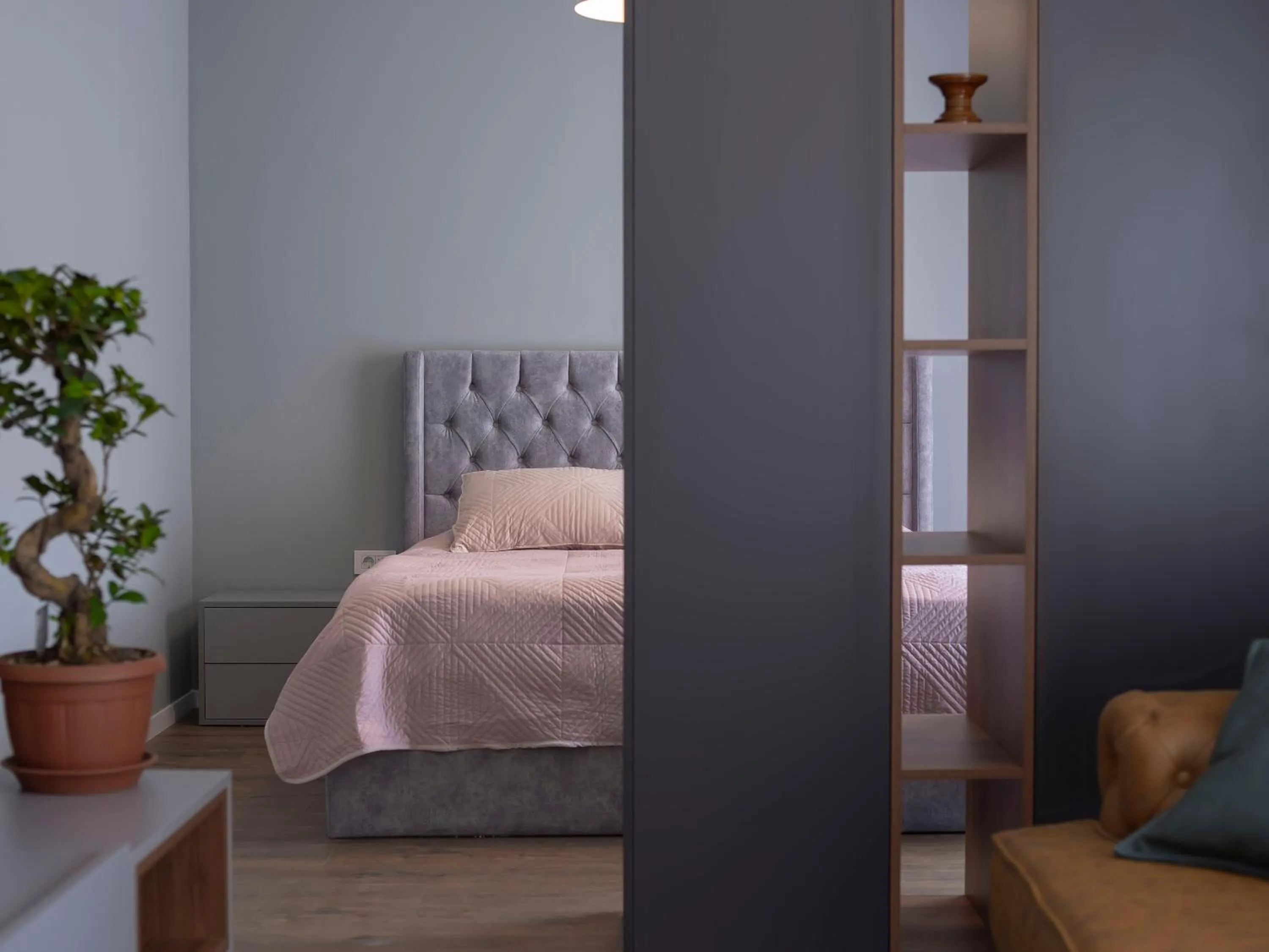 Bedroom, Bed in Lux Apartments