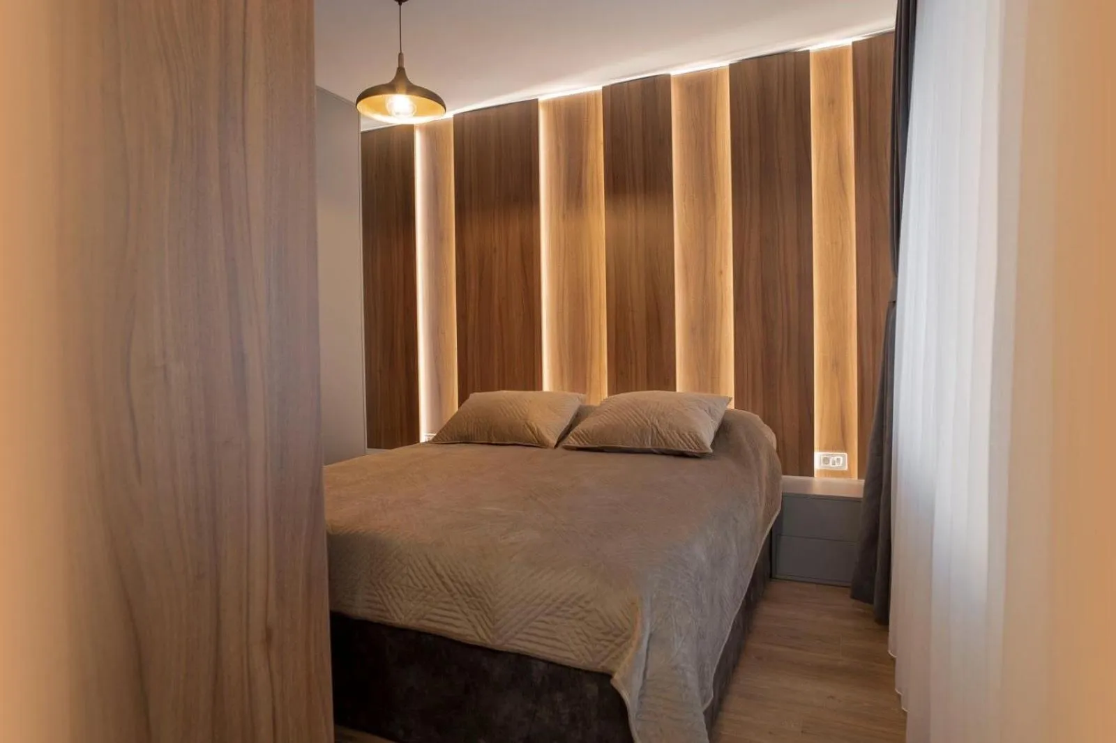 Bedroom, Bed in Lux Apartments