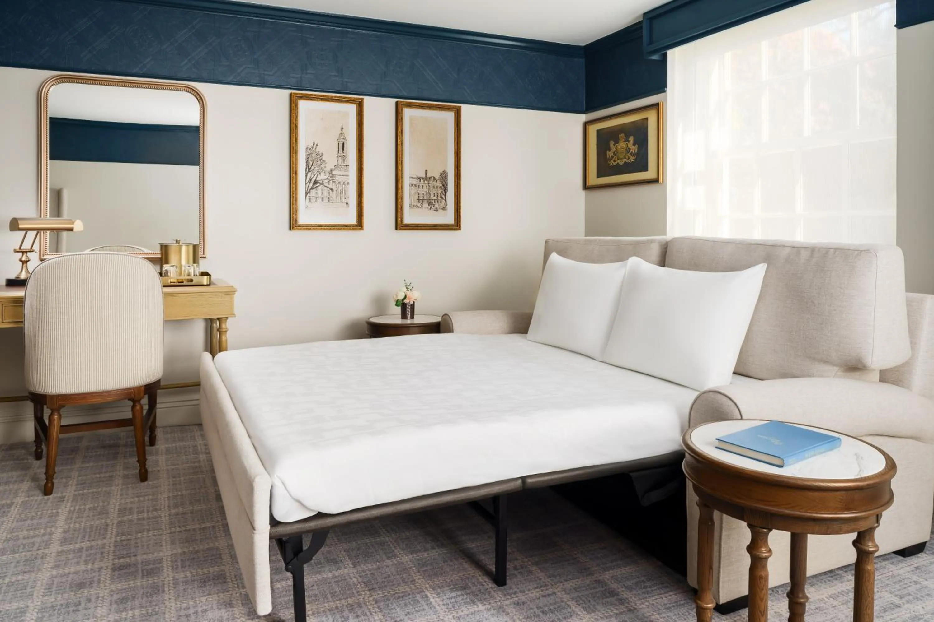 Bed in Nittany Lion Inn