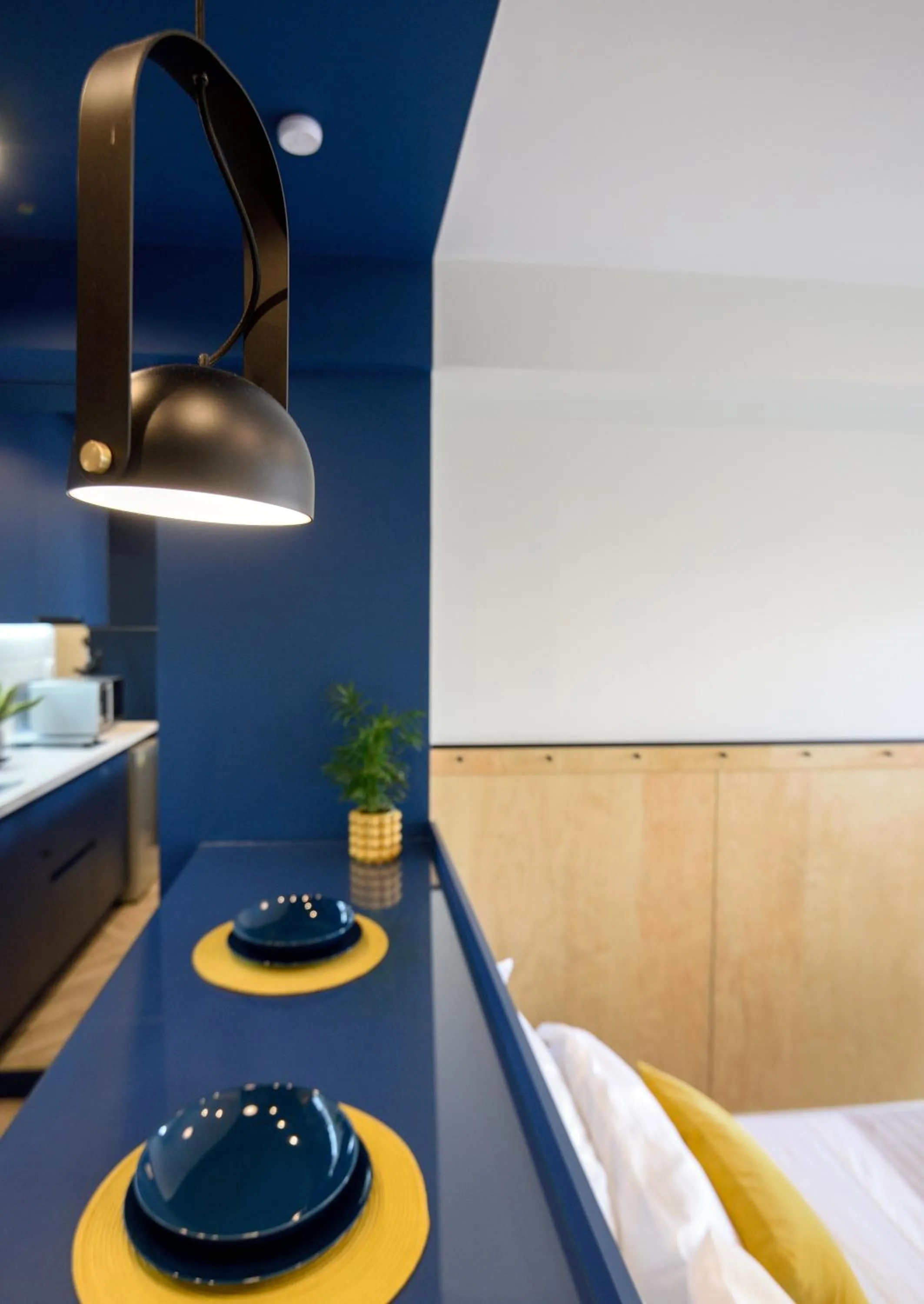 Bed in Athenian Sensations Apartments and Suites in the Heart of Athens