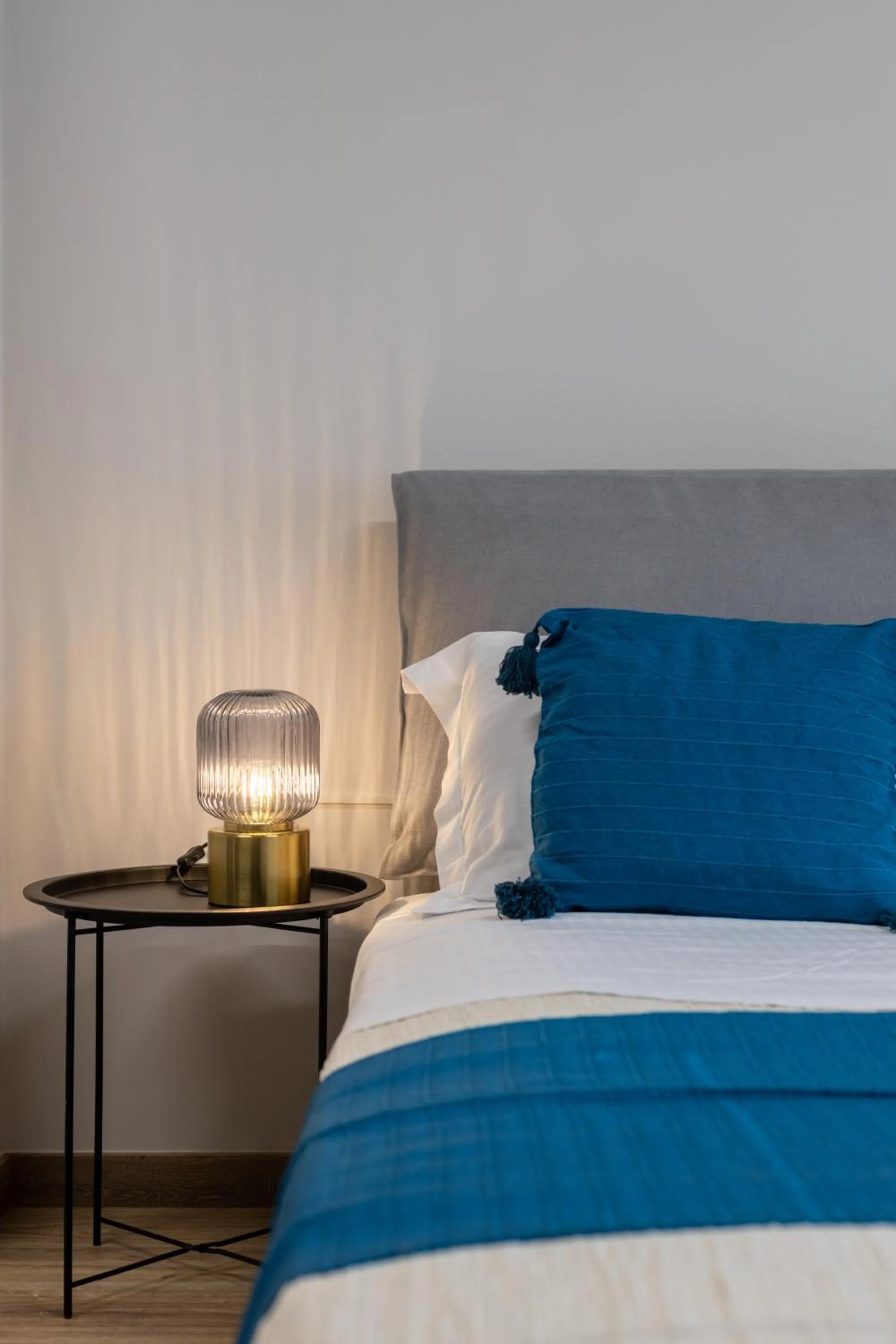 Bed in Athenian Sensations Apartments and Suites in the Heart of Athens