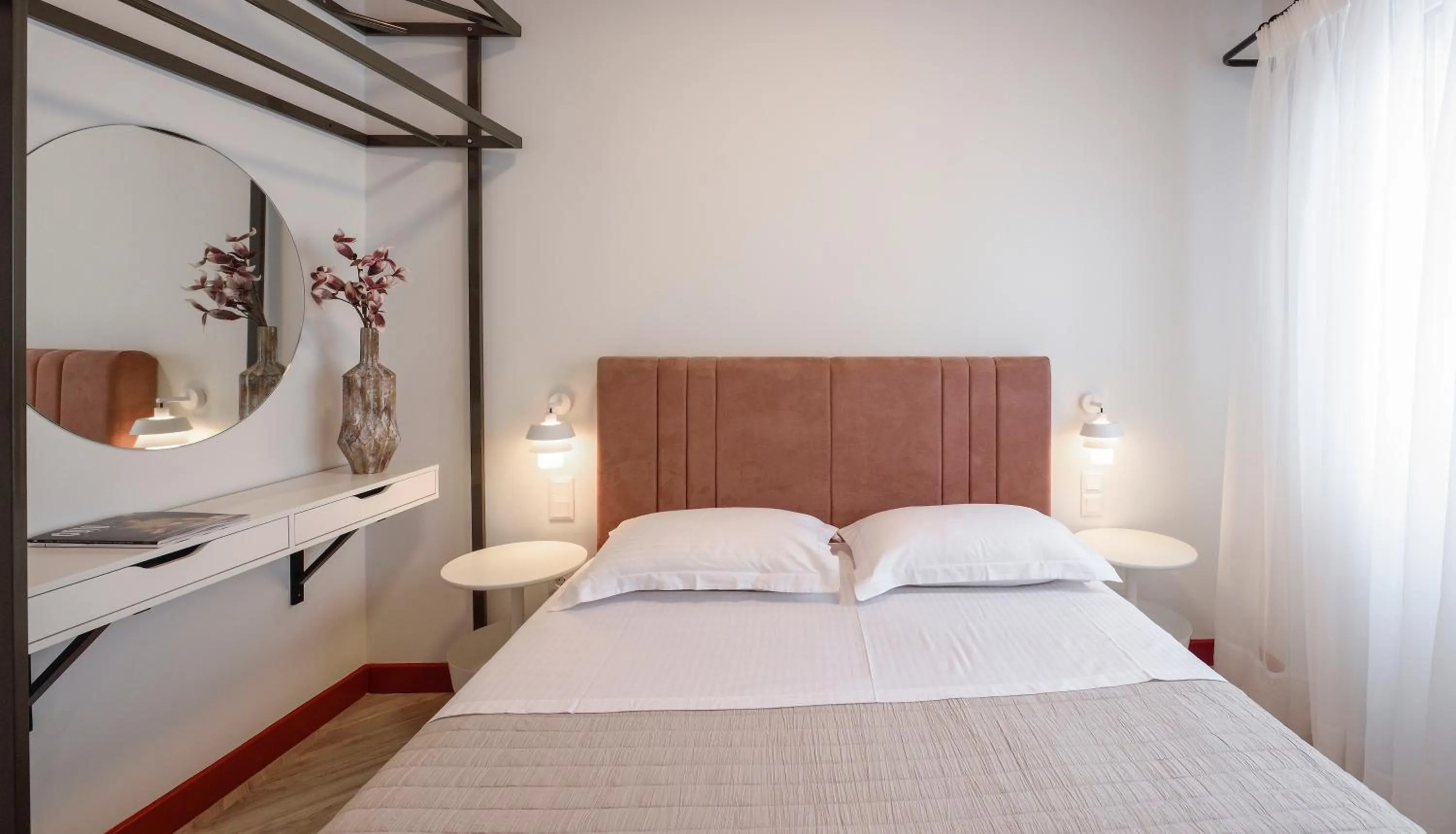 Bed in Athenian Sensations Apartments and Suites in the Heart of Athens