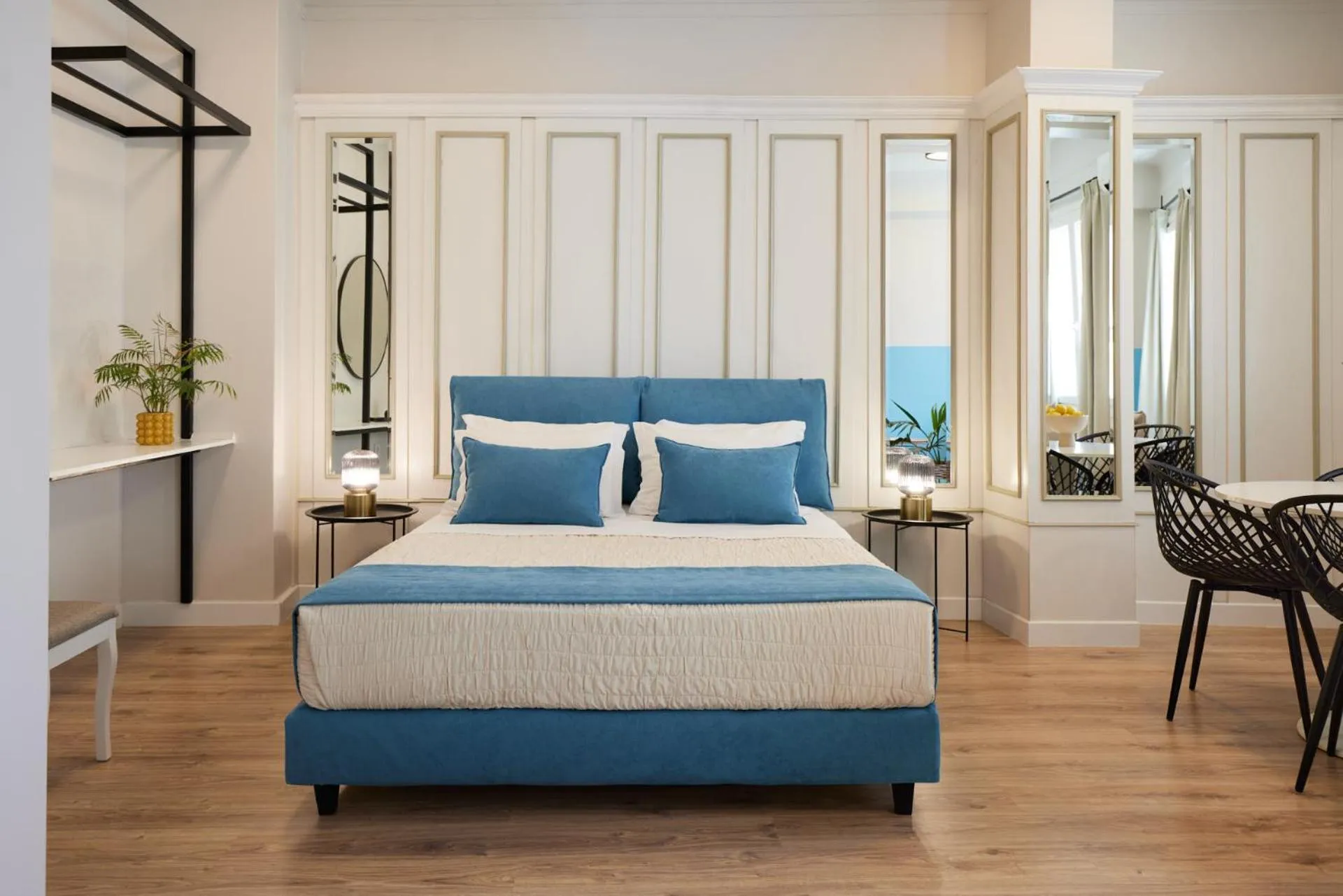Bed in Athenian Sensations Apartments and Suites in the Heart of Athens