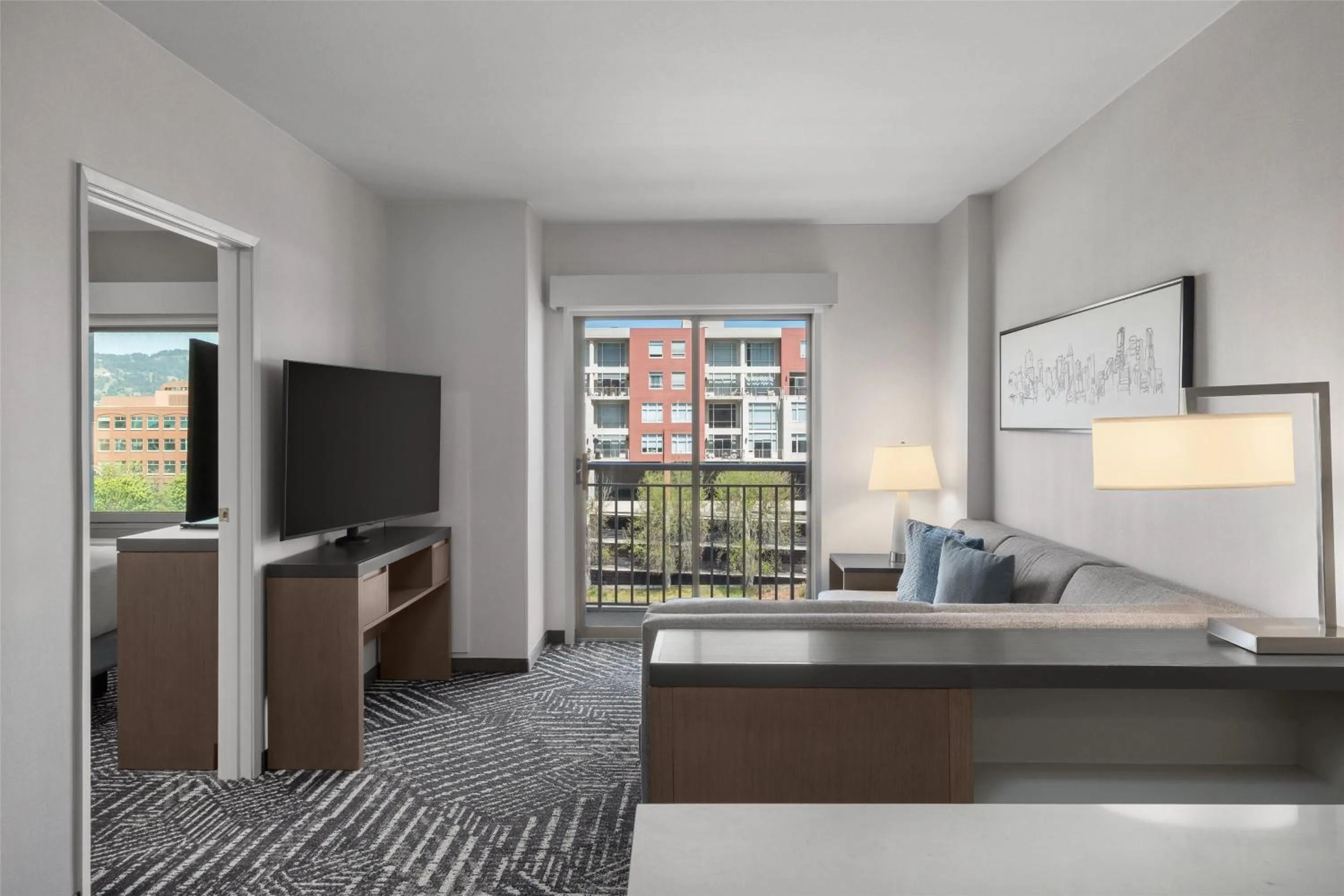 Bedroom in Hyatt House Emeryville