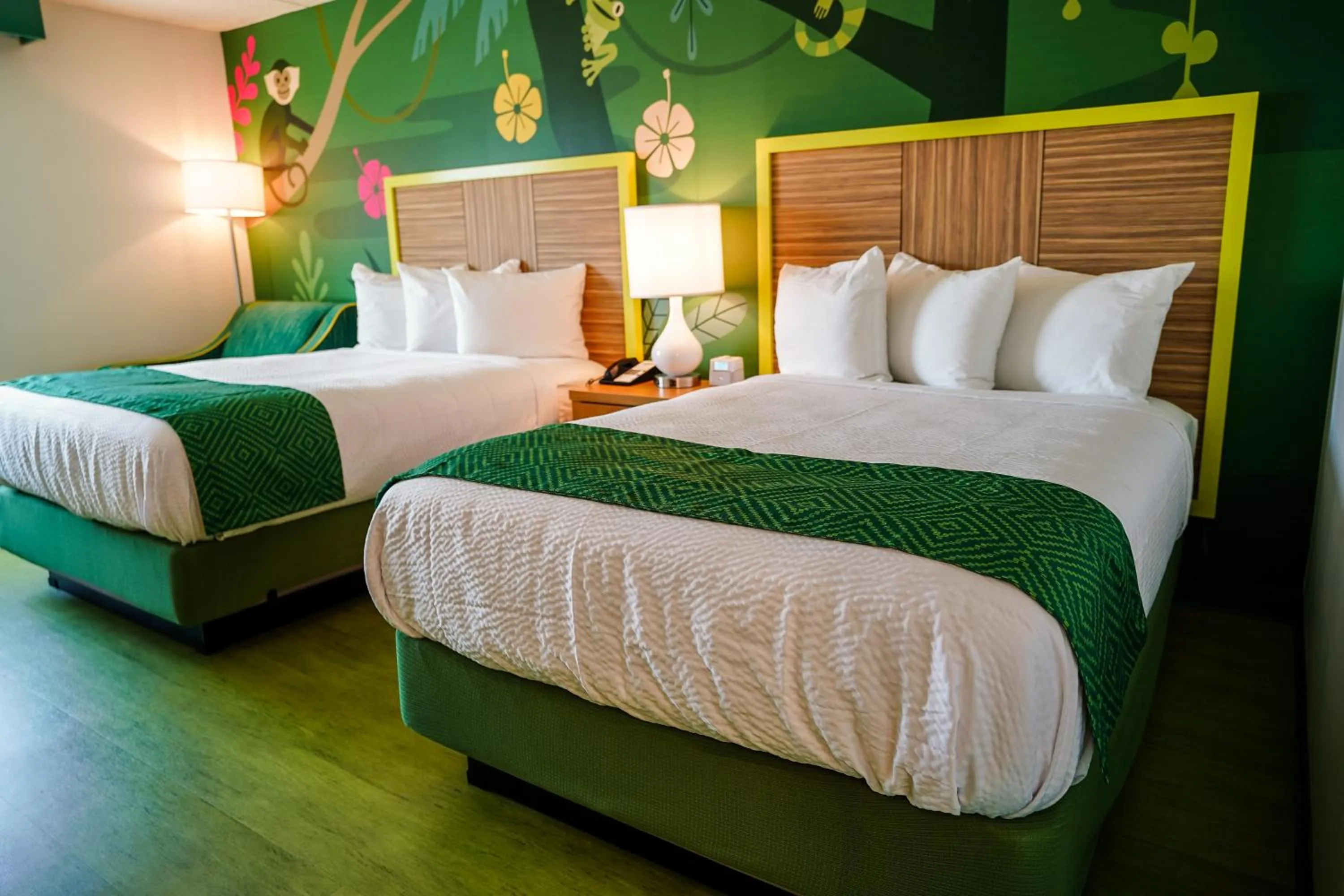 Bed in Castaway Bay by Cedar Point Resorts