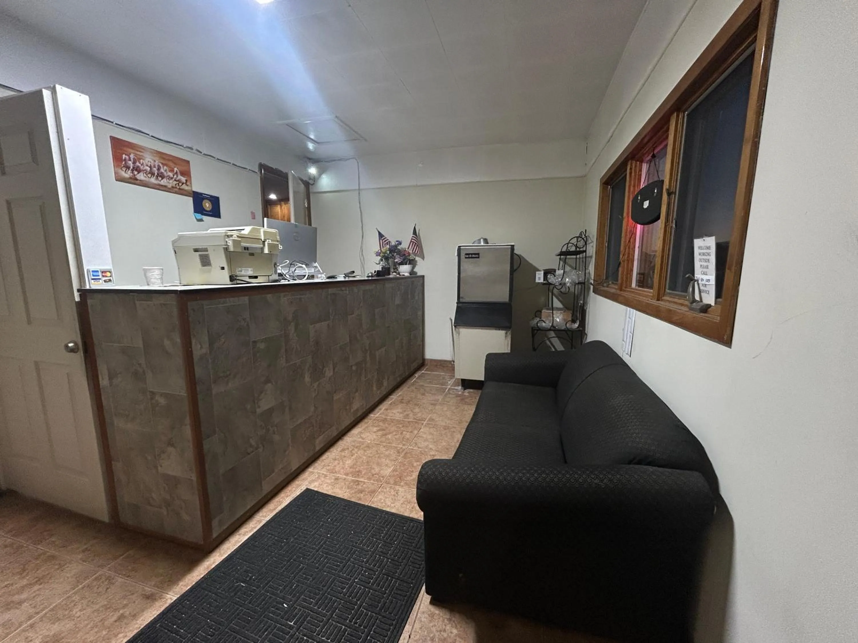 Lobby or reception in Gateaway Motel Broken Bow NE