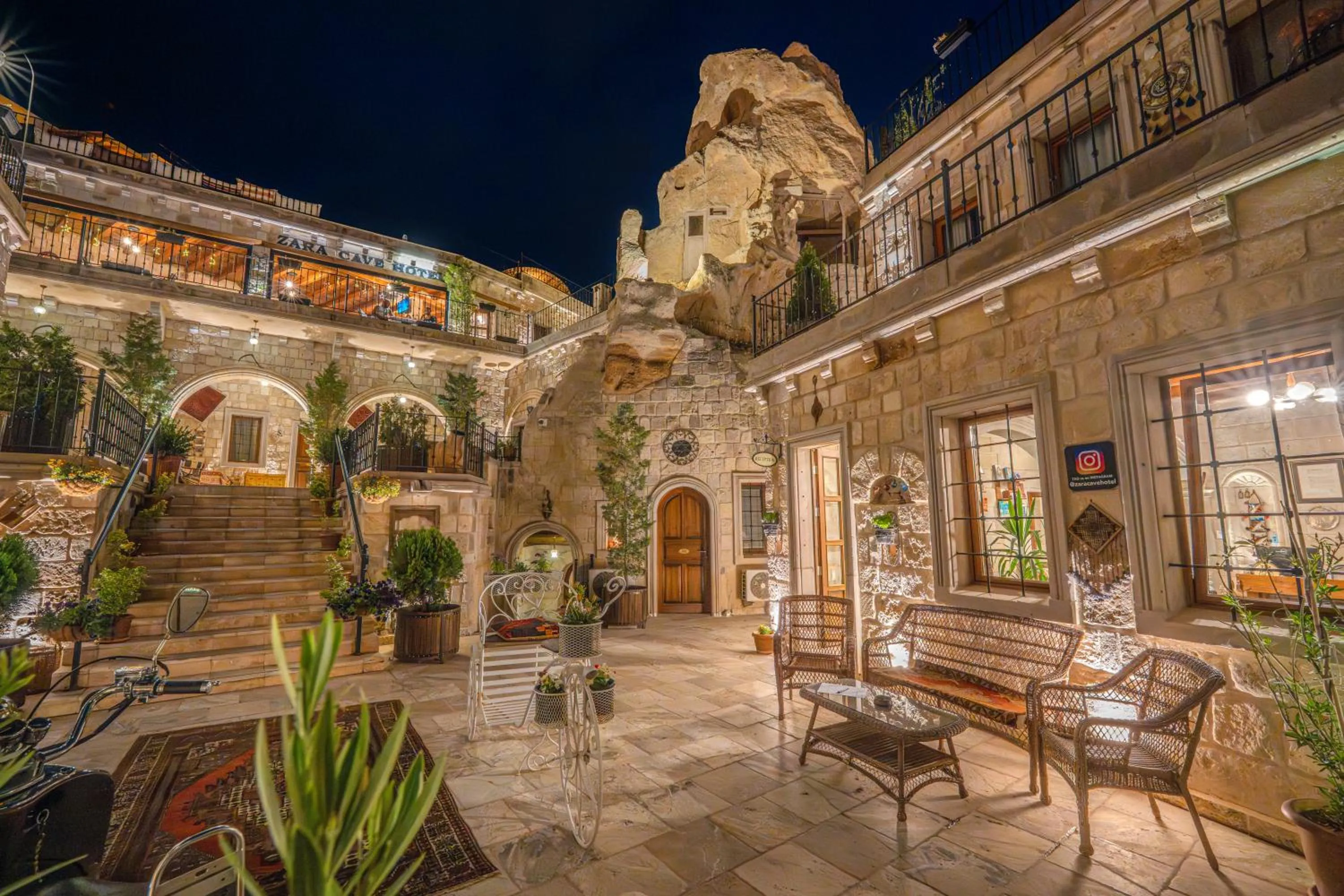 Property building in Zara Cave Hotel