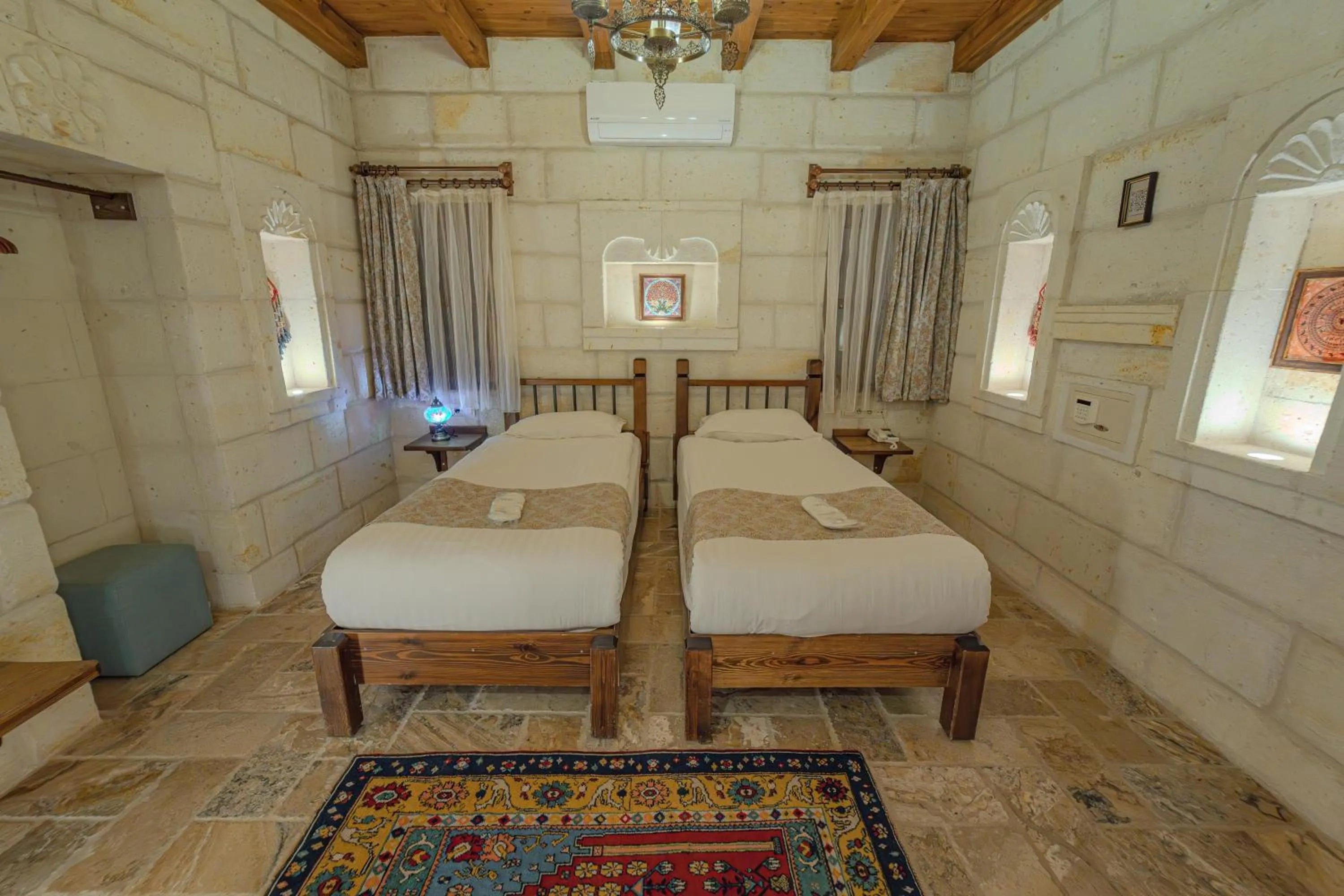 Bed in Zara Cave Hotel