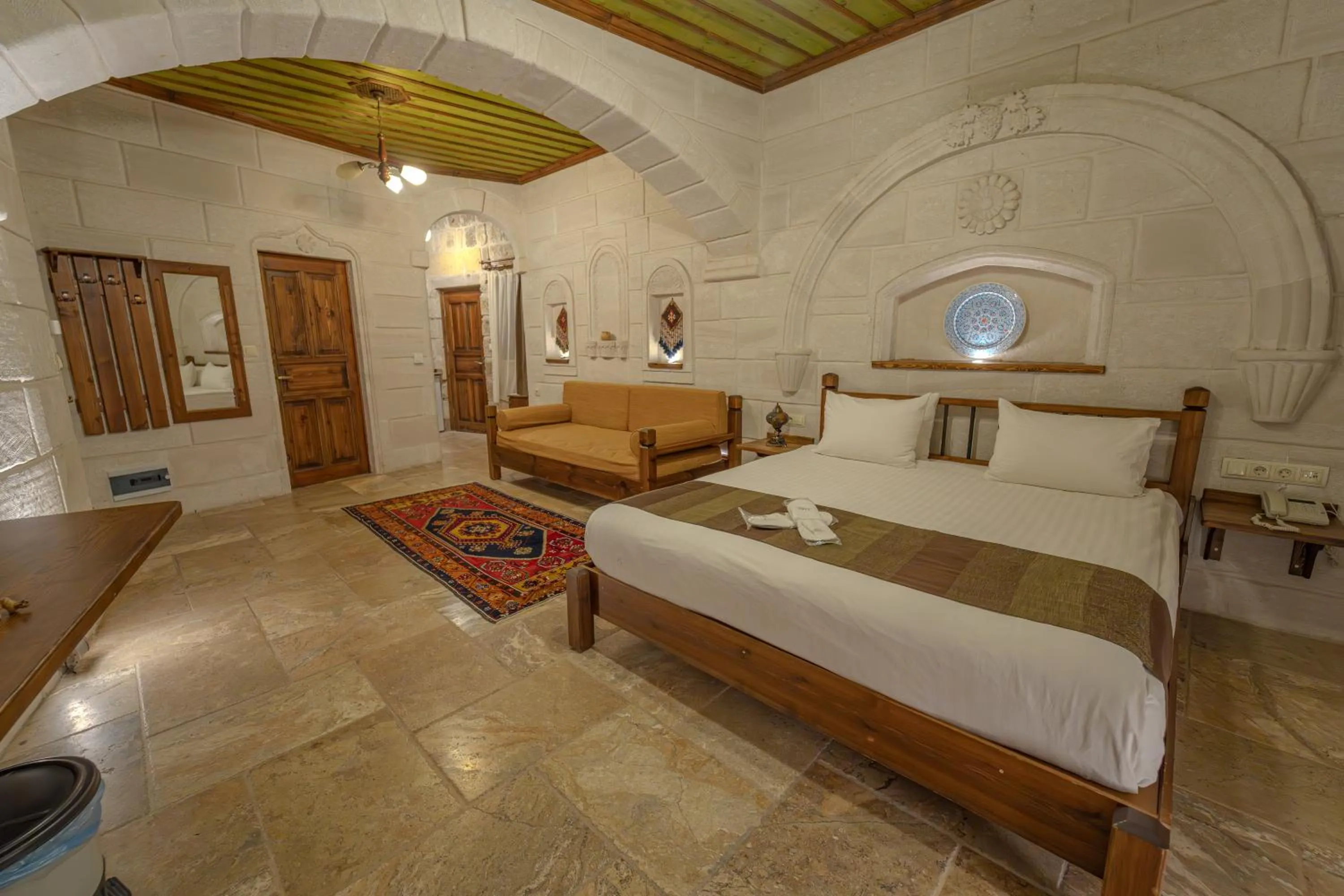 Bed in Zara Cave Hotel