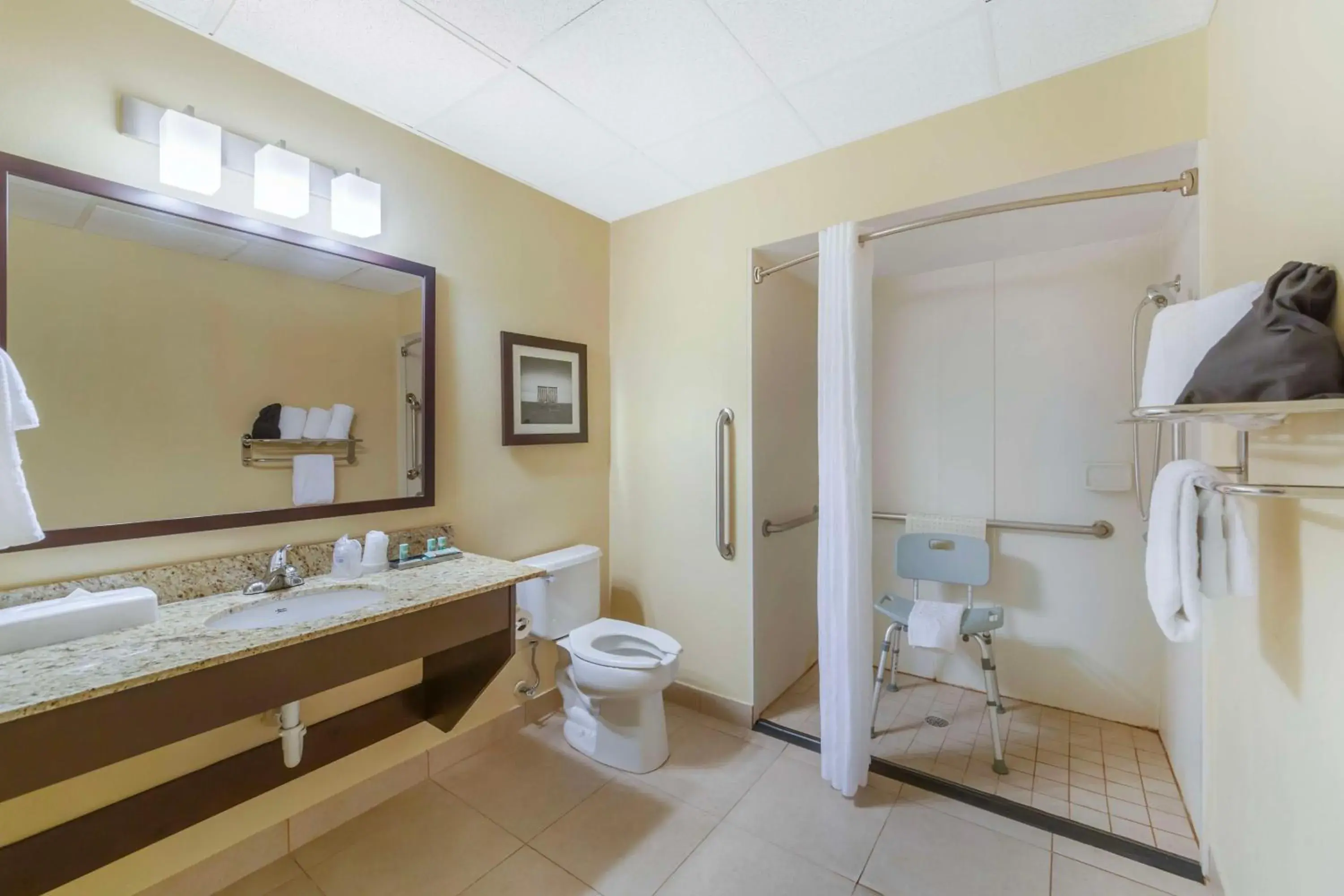 Double Room with Two Double Beds with Roll-in Shower - Hearing Accessible in Best Western Naples Plaza Hotel Double Room with Two Double Beds with Roll-in Shower - Hearing Accessible in Best Western Naples Plaza Hotel