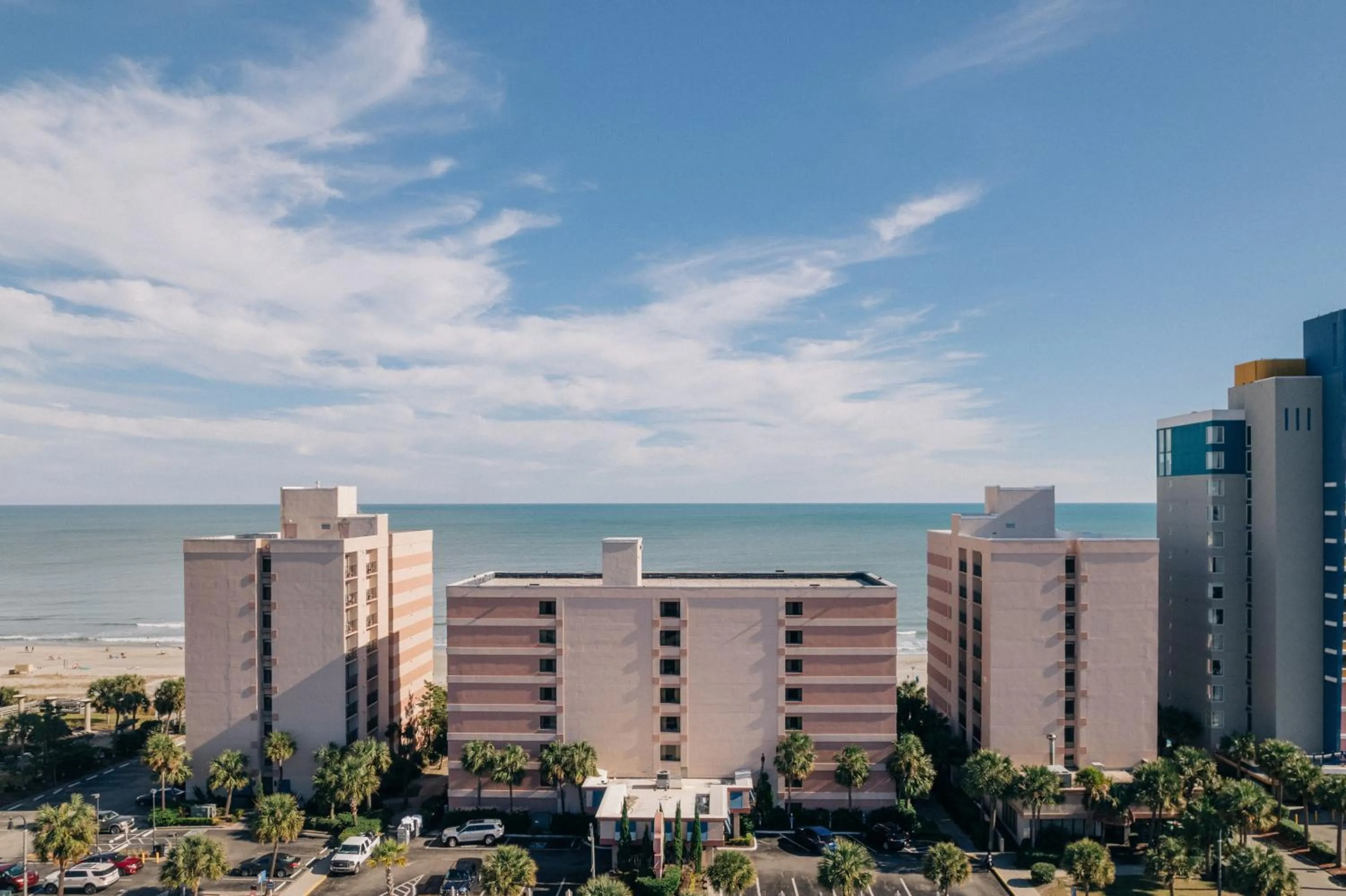 Property building in Sandcastle Oceanfront Resort at the Pavilion
