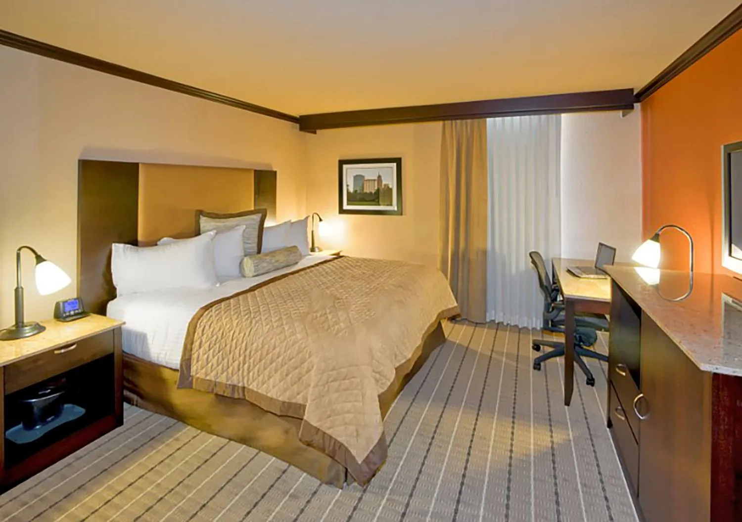 Bedroom, Bed in Wyndham Garden Oklahoma City Resort & Conference Hotel Near Airport, Fairgrounds Paycom & I40