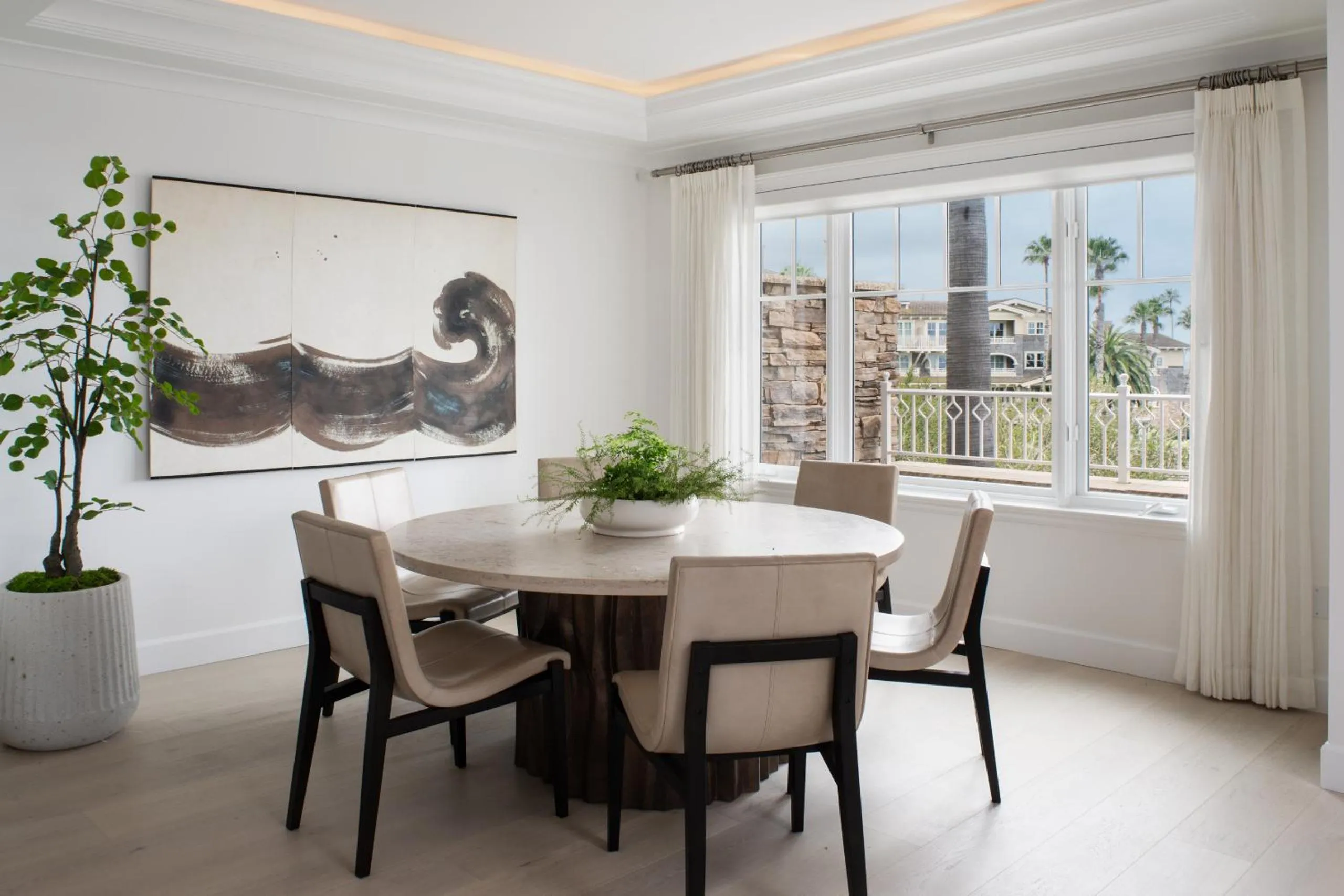 Dining area in Montage Laguna Beach