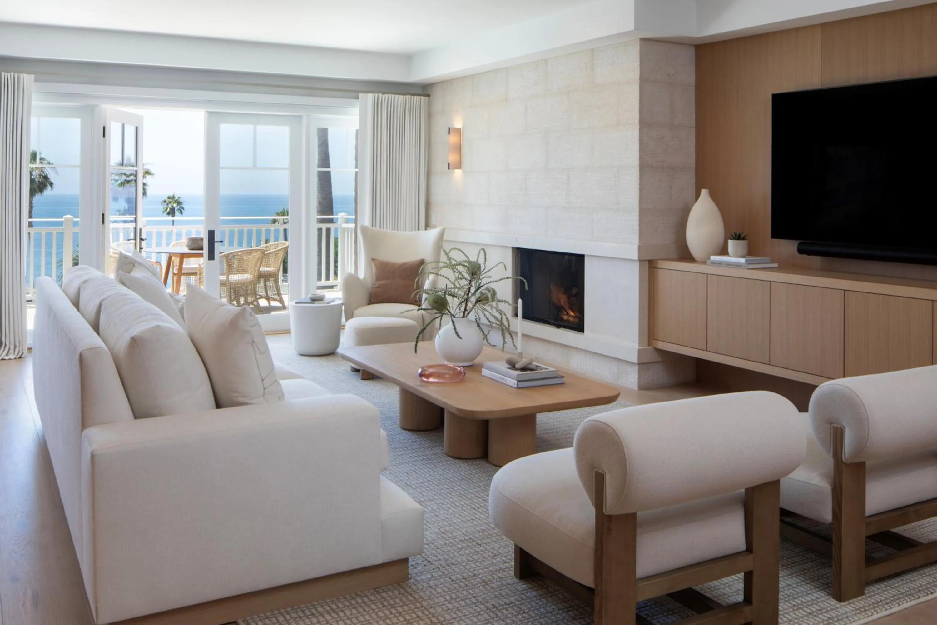 Living room in Montage Laguna Beach