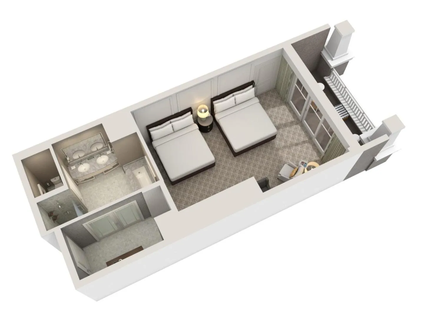 Floor plan in Montage Laguna Beach