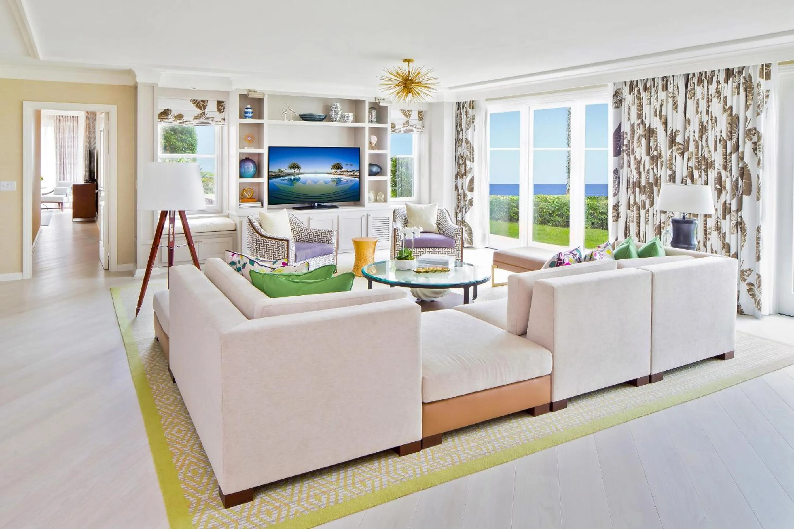 Living room in Montage Laguna Beach