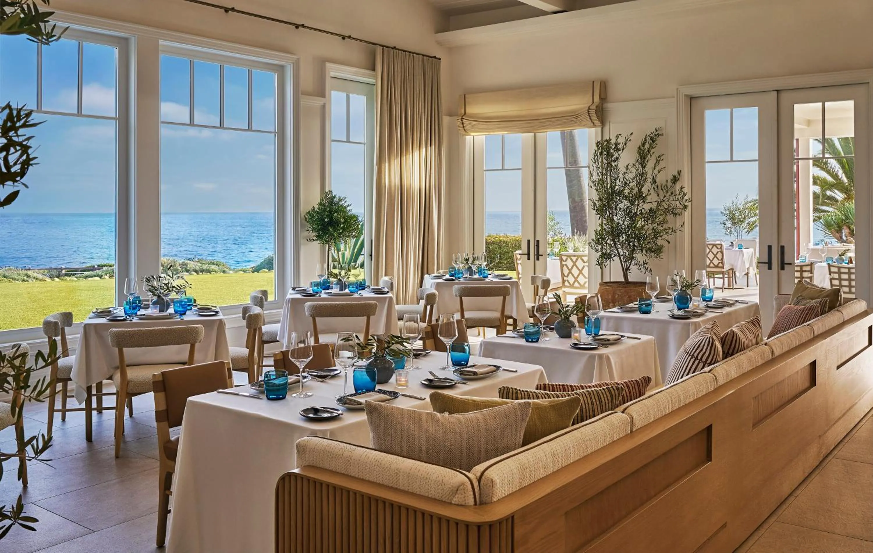 Dining area in Montage Laguna Beach