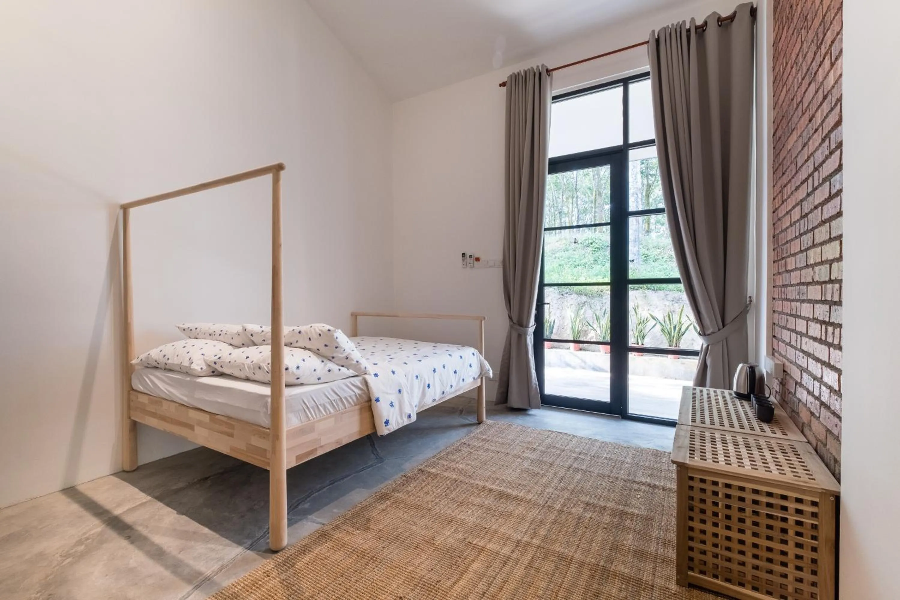 Bed in The Rubber Escape, Melaka