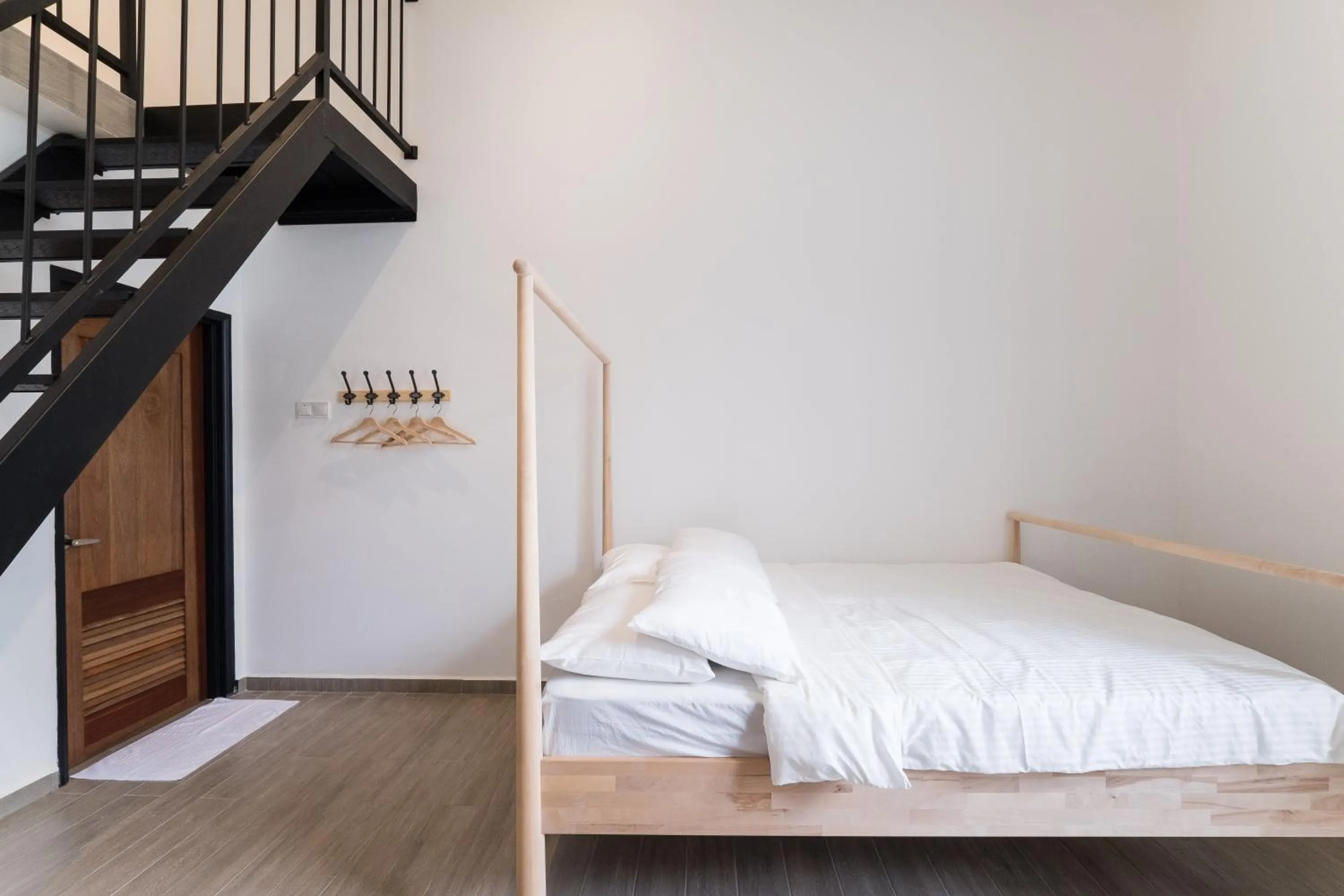 Bed in The Rubber Escape, Melaka