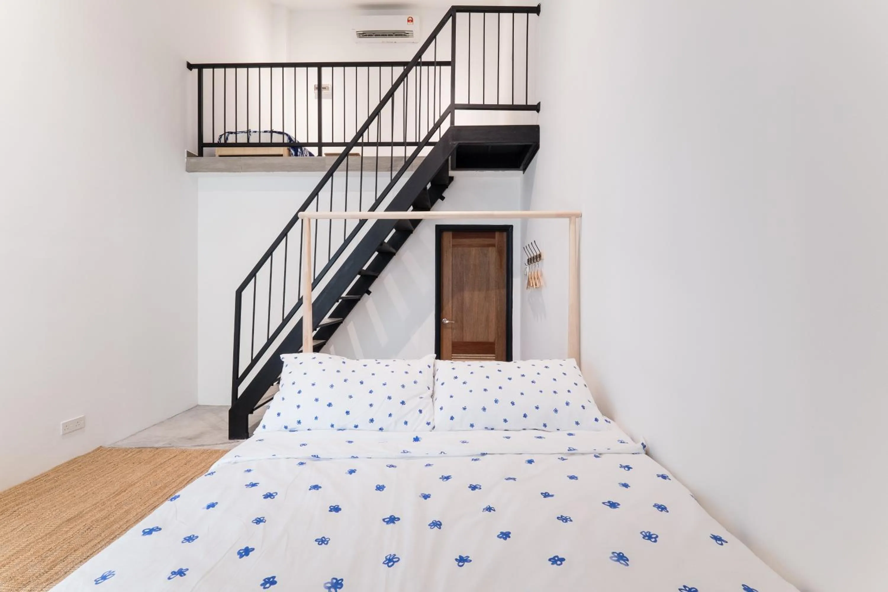 Bed in The Rubber Escape, Melaka