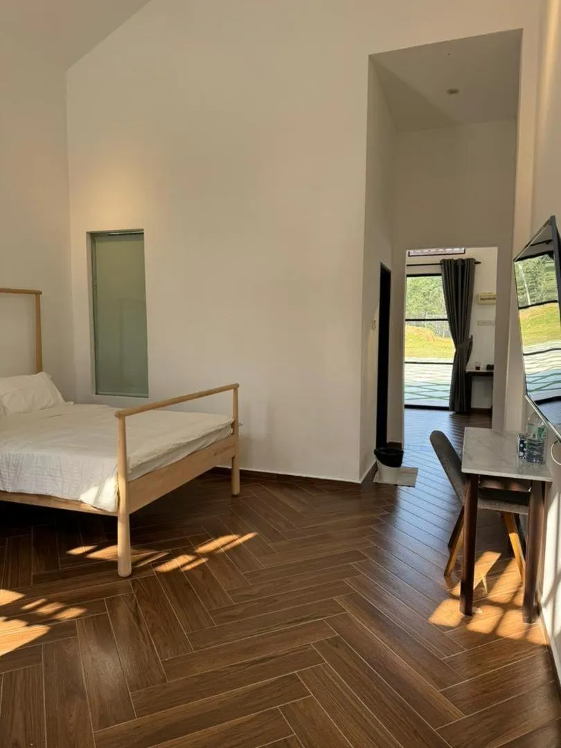 Bed in The Rubber Escape, Melaka