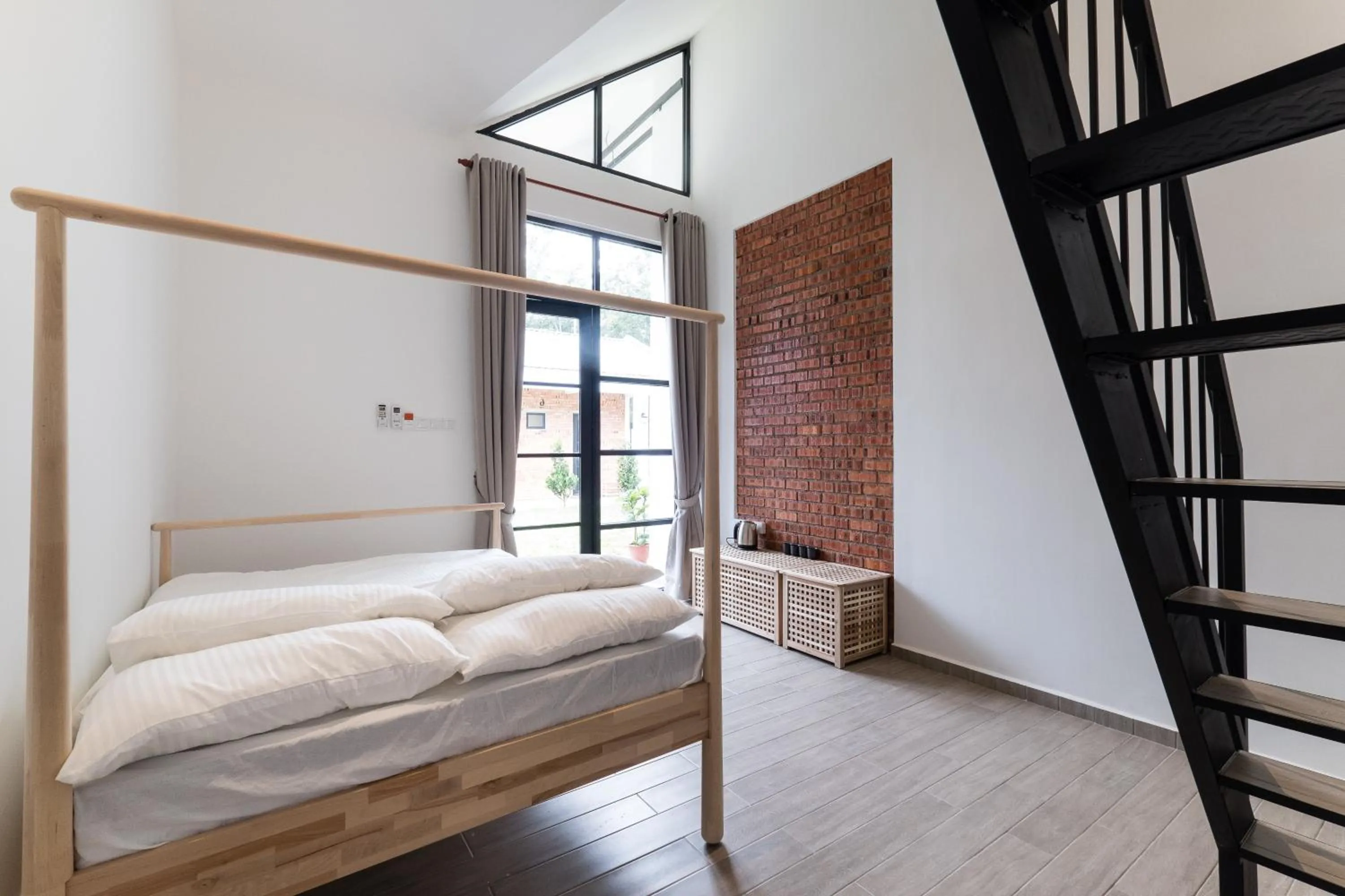 Photo of the whole room, Bed in The Rubber Escape, Melaka