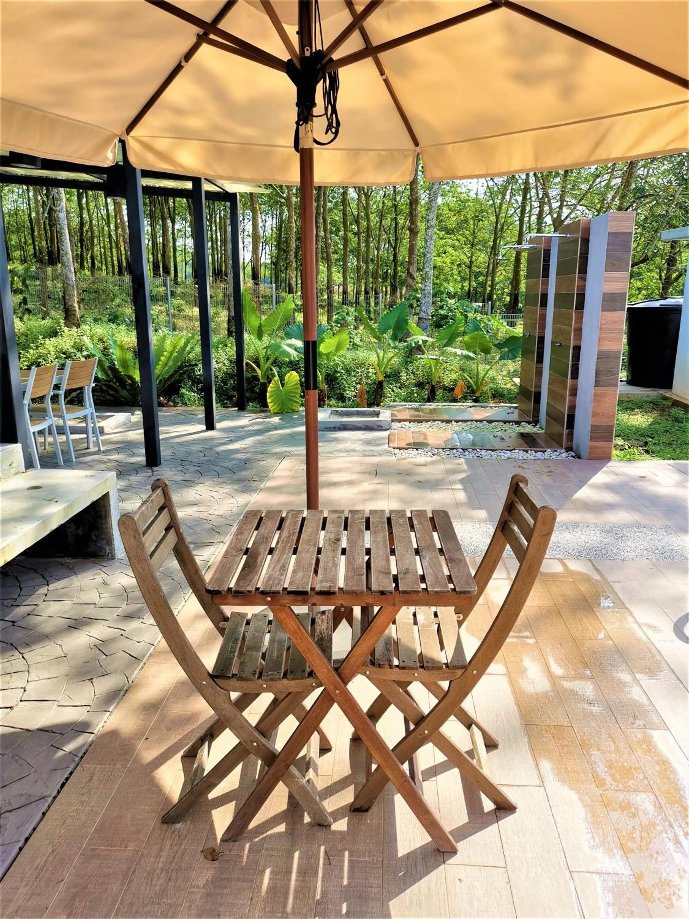 Patio in The Rubber Escape, Melaka