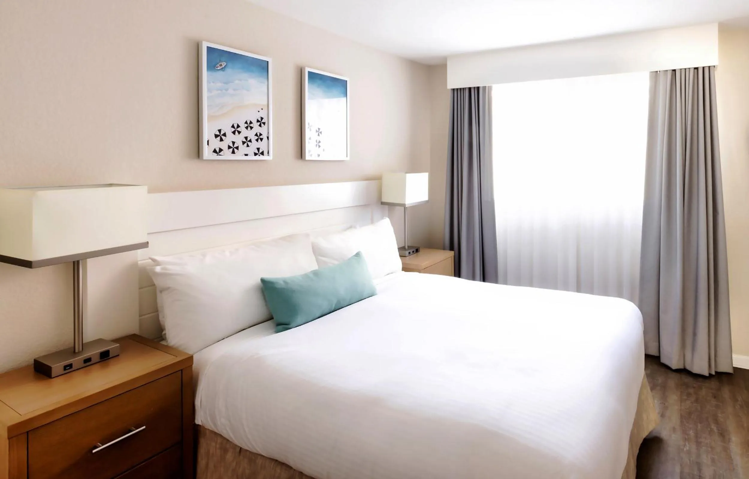 Bed in Seascape Beach Resort