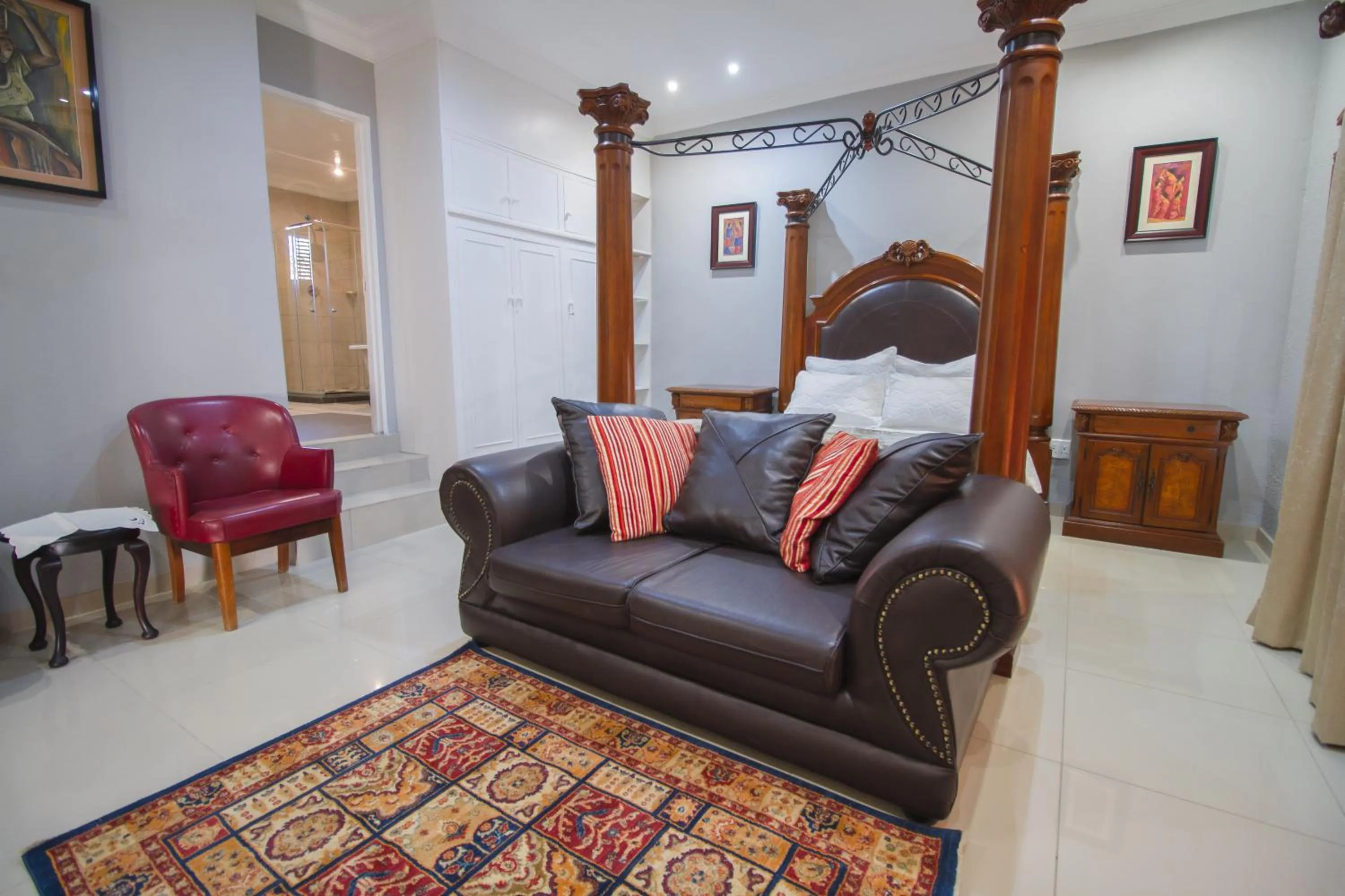 Seating area in The Afropolitan