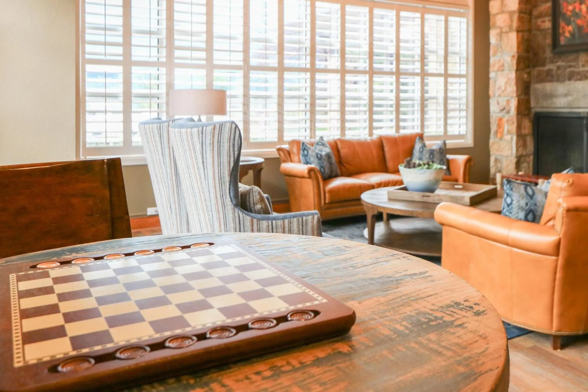 Lobby or reception in Greystone Lodge on the River