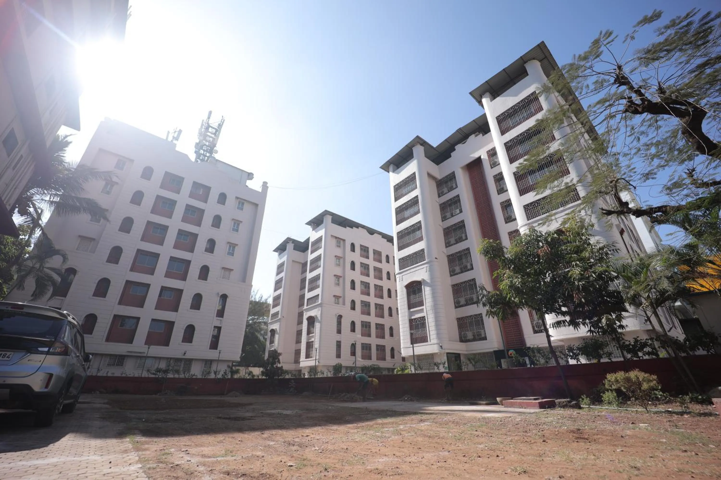 Parking in The Byke Studio Pure Veg Apartment, Thane